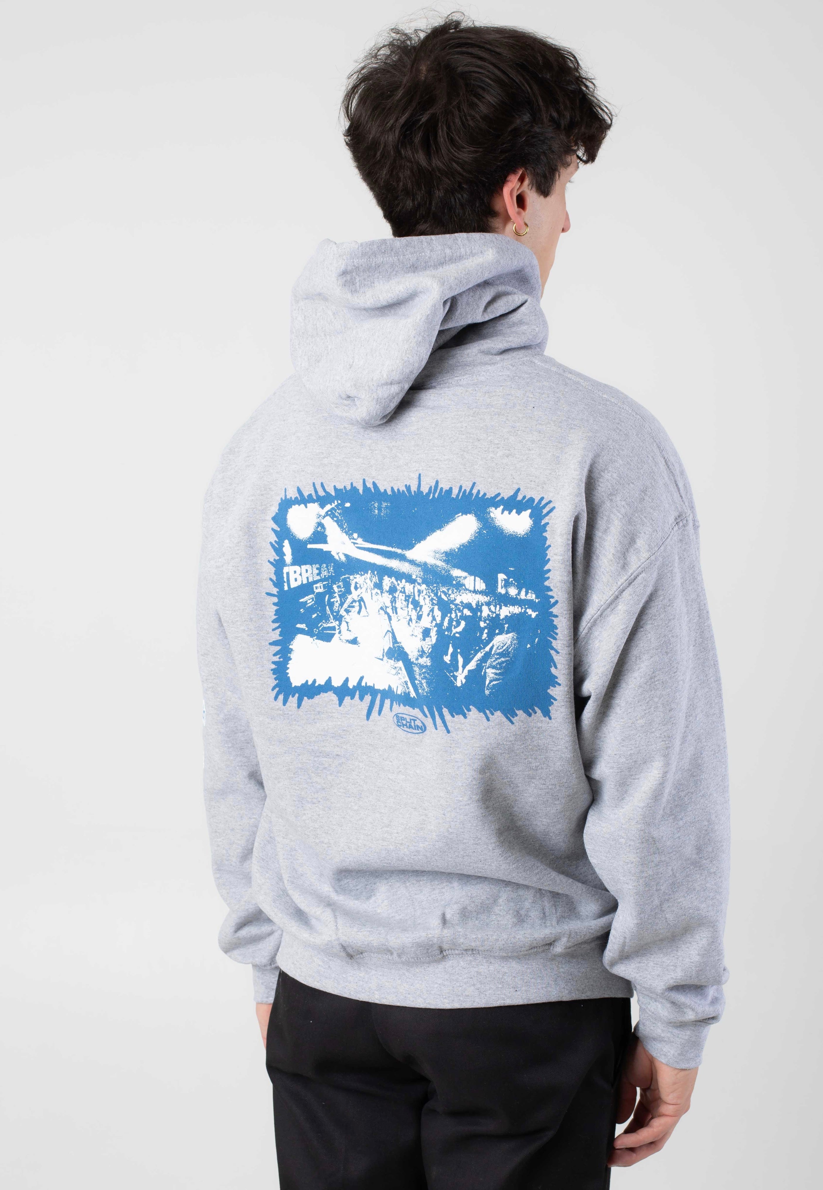 Split Chain - Live Picture Sportsgrey - Hoodie | Men-Image