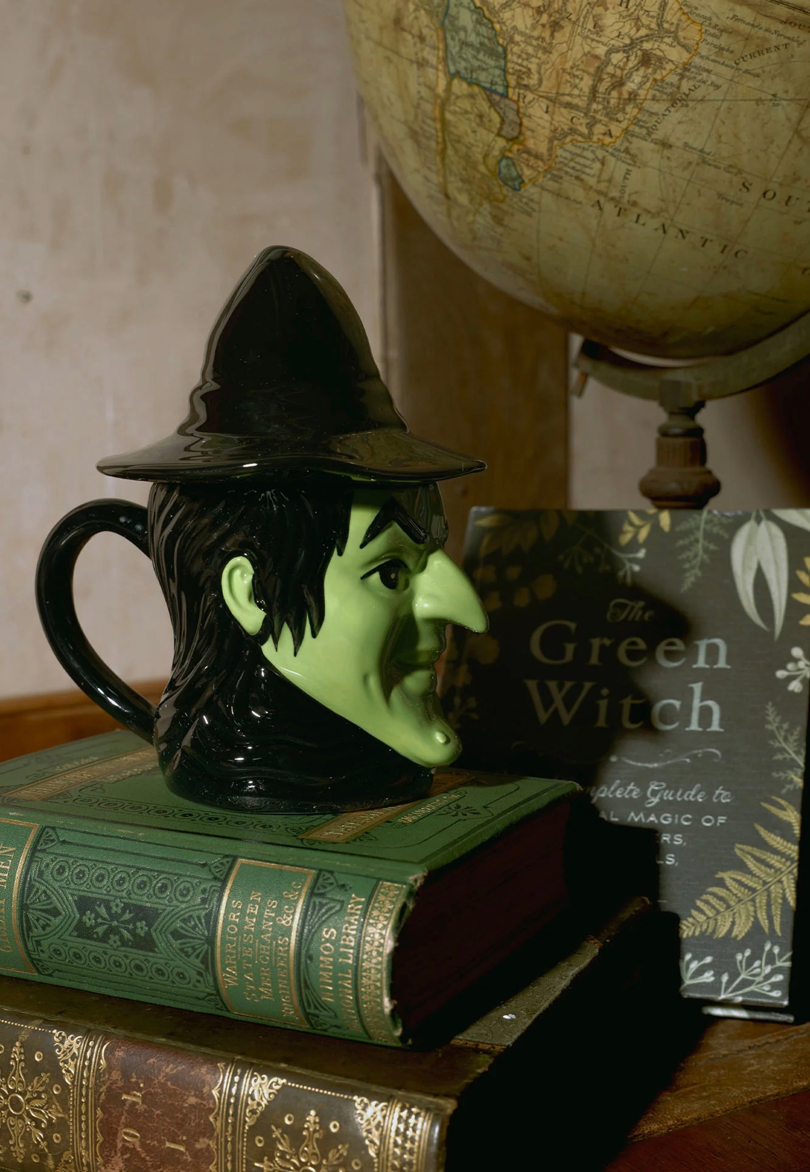 Killstar x Wizard Of OZ - Wicked Witch Shaped Black/Green - Mug | Neutral-Image
