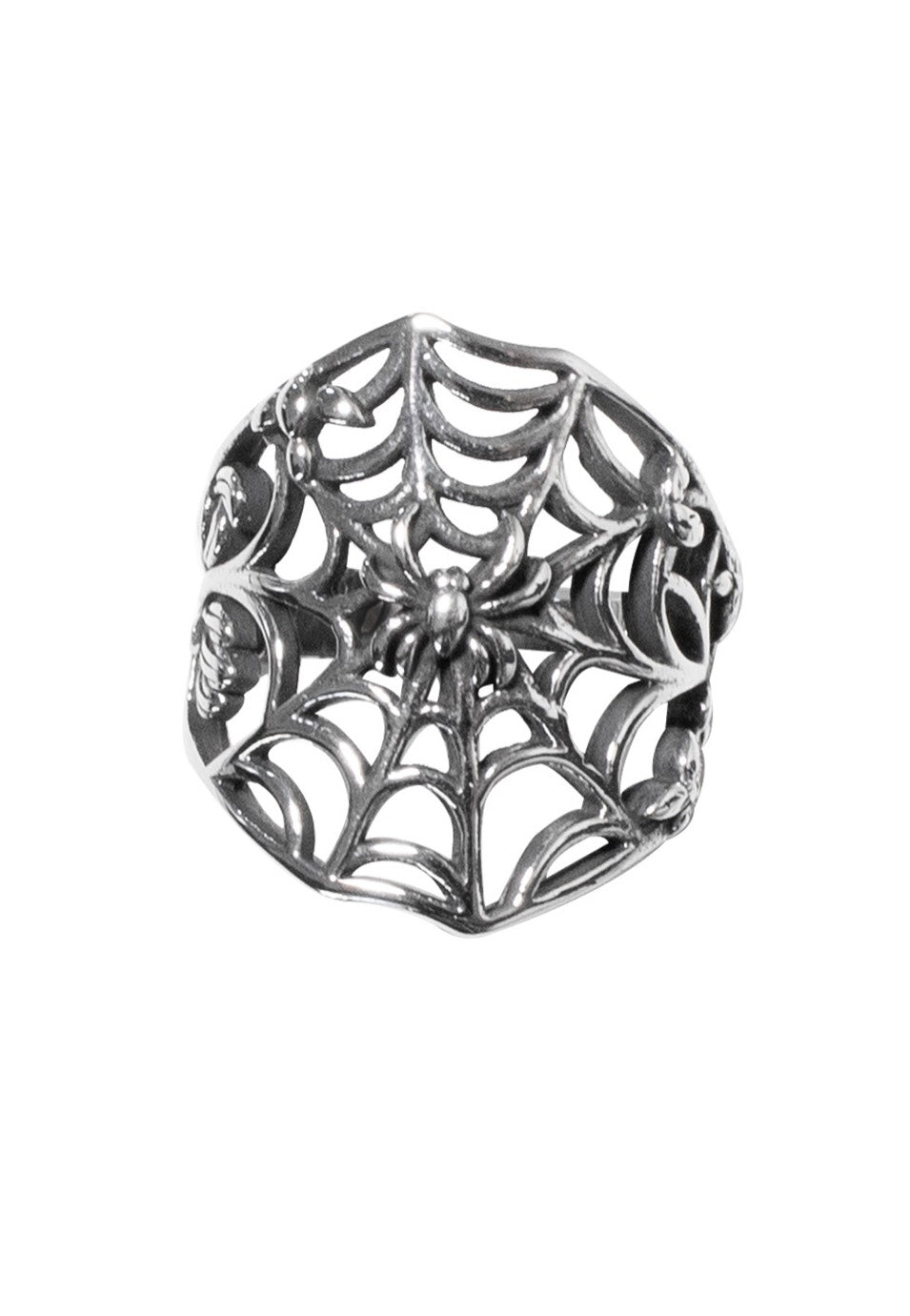 etNox - Spinnennetz Silver - Ring | Neutral-Image