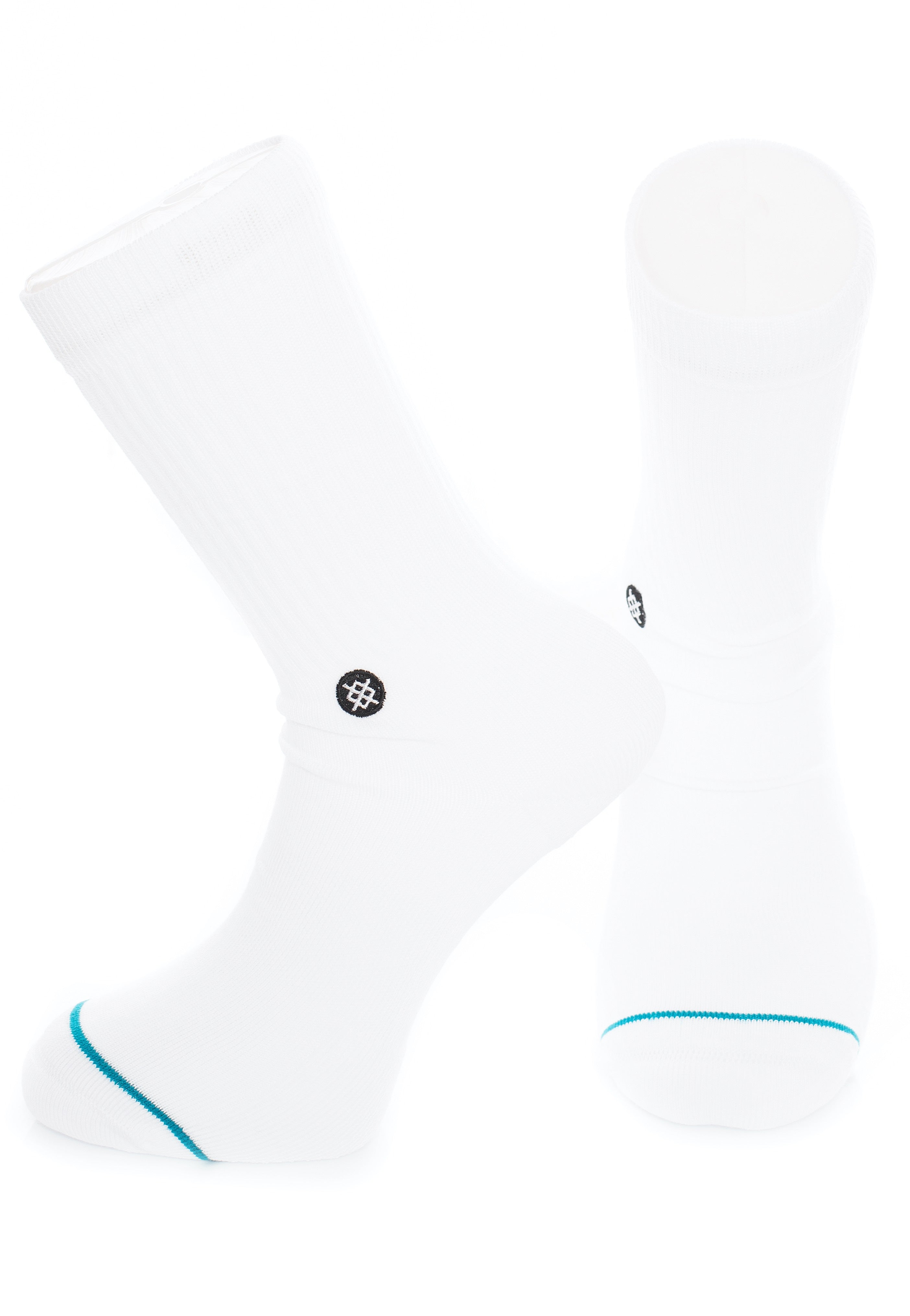 Stance - Icon 3 Pack White - Socks | Neutral-Image