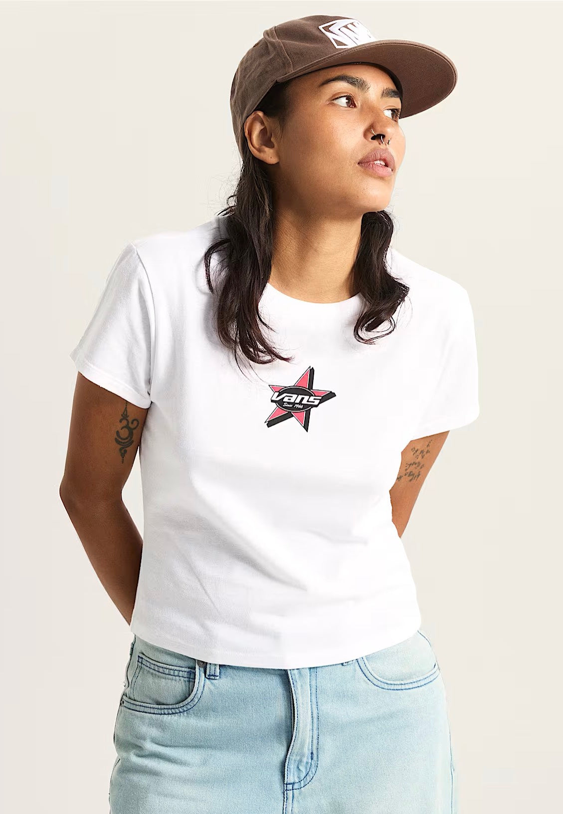 Vans - Starmarked White - T-Shirt | Women-Image