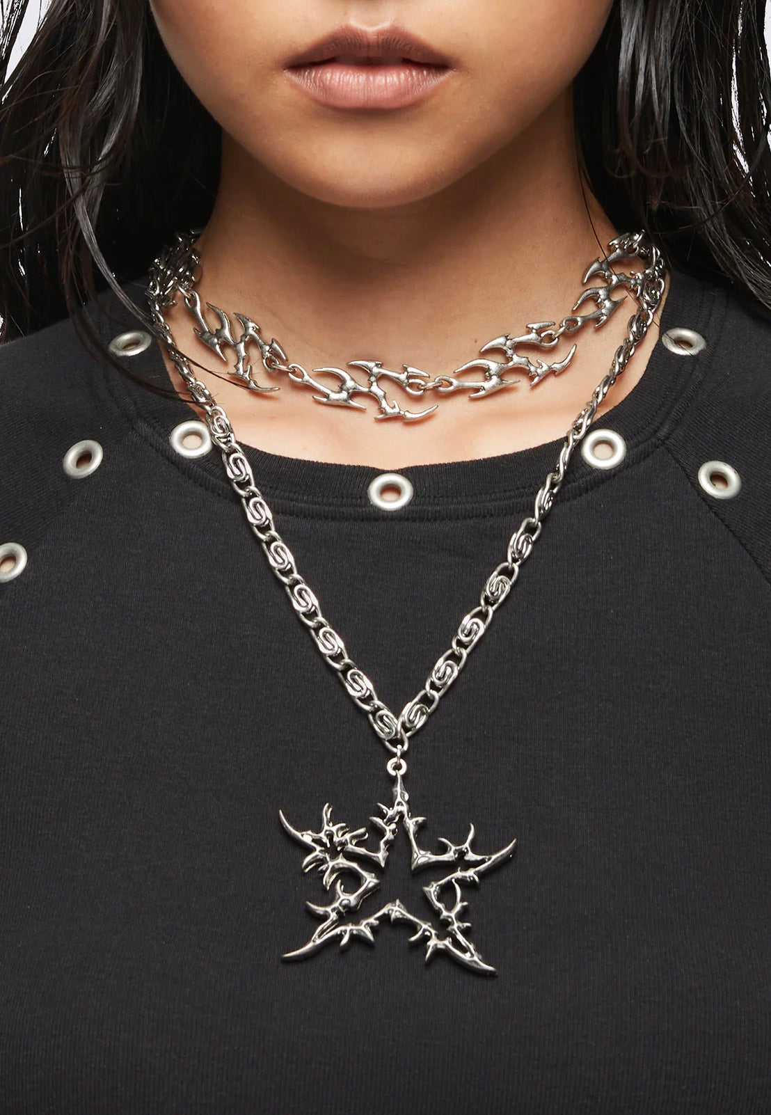 Minga London - Starstorm Silver - Necklace Set | Neutral-Image