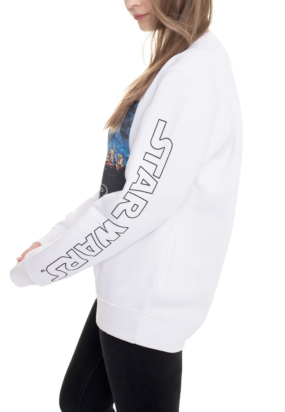 Star Wars - Vintage Poster White - Sweater | Women-Image