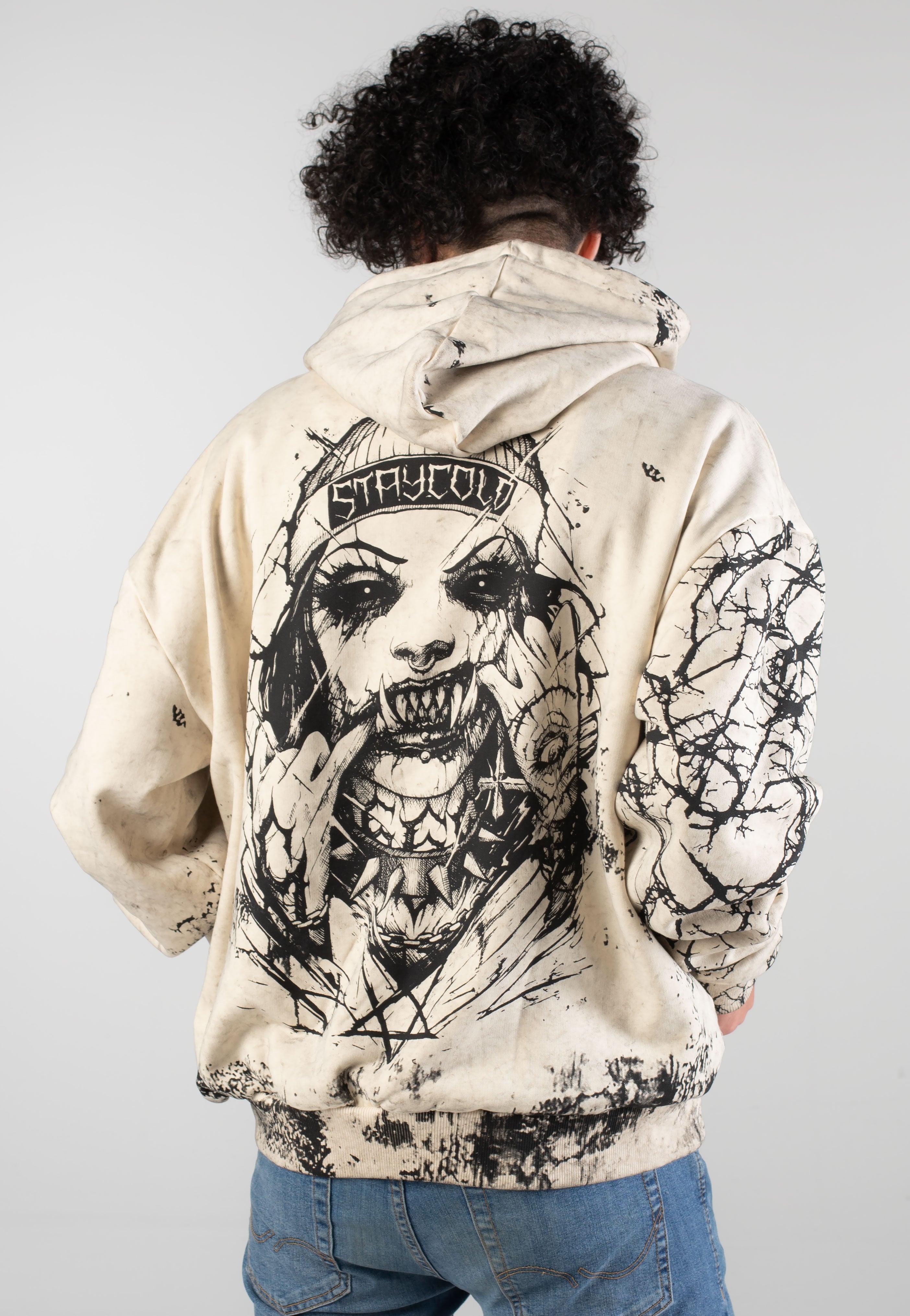 Stay Cold Apparel - Attitude Oversized Sand - Hoodie | Neutral-Image