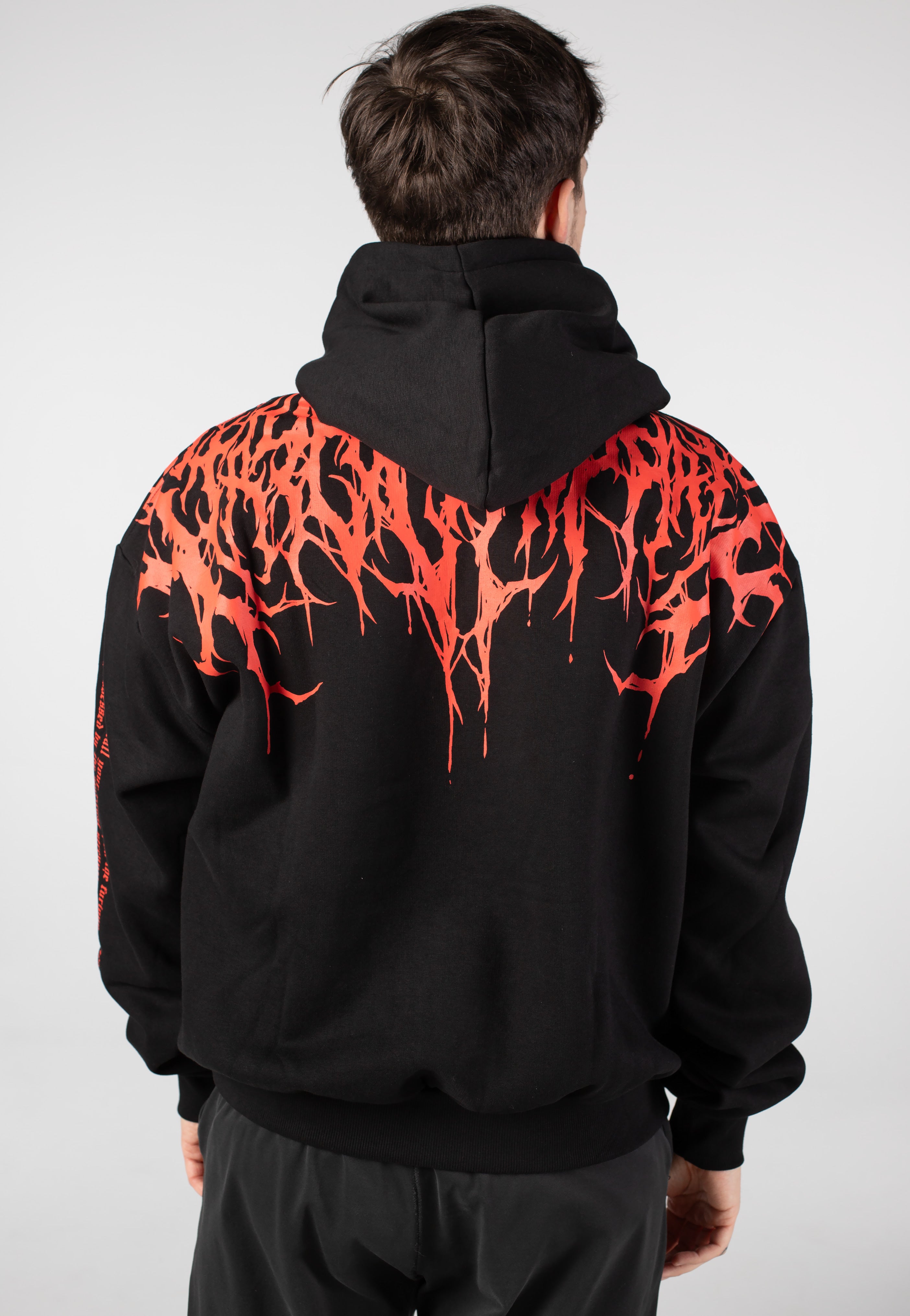 Stay Cold Apparel Reign Of Blood Heavy Oversized Black - Hoodie