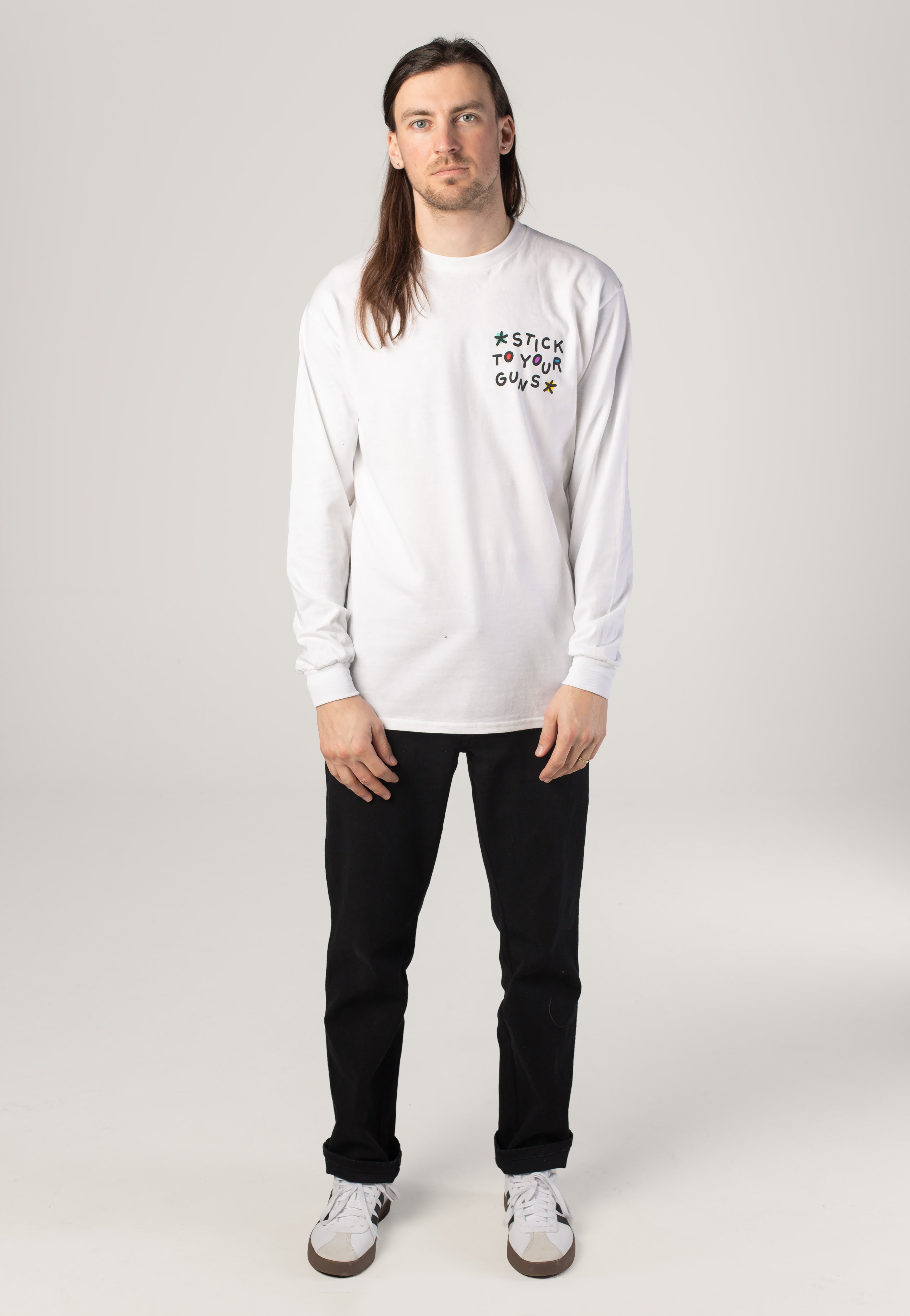 Stick To Your Guns - Devil White - Longsleeve | Neutral-Image