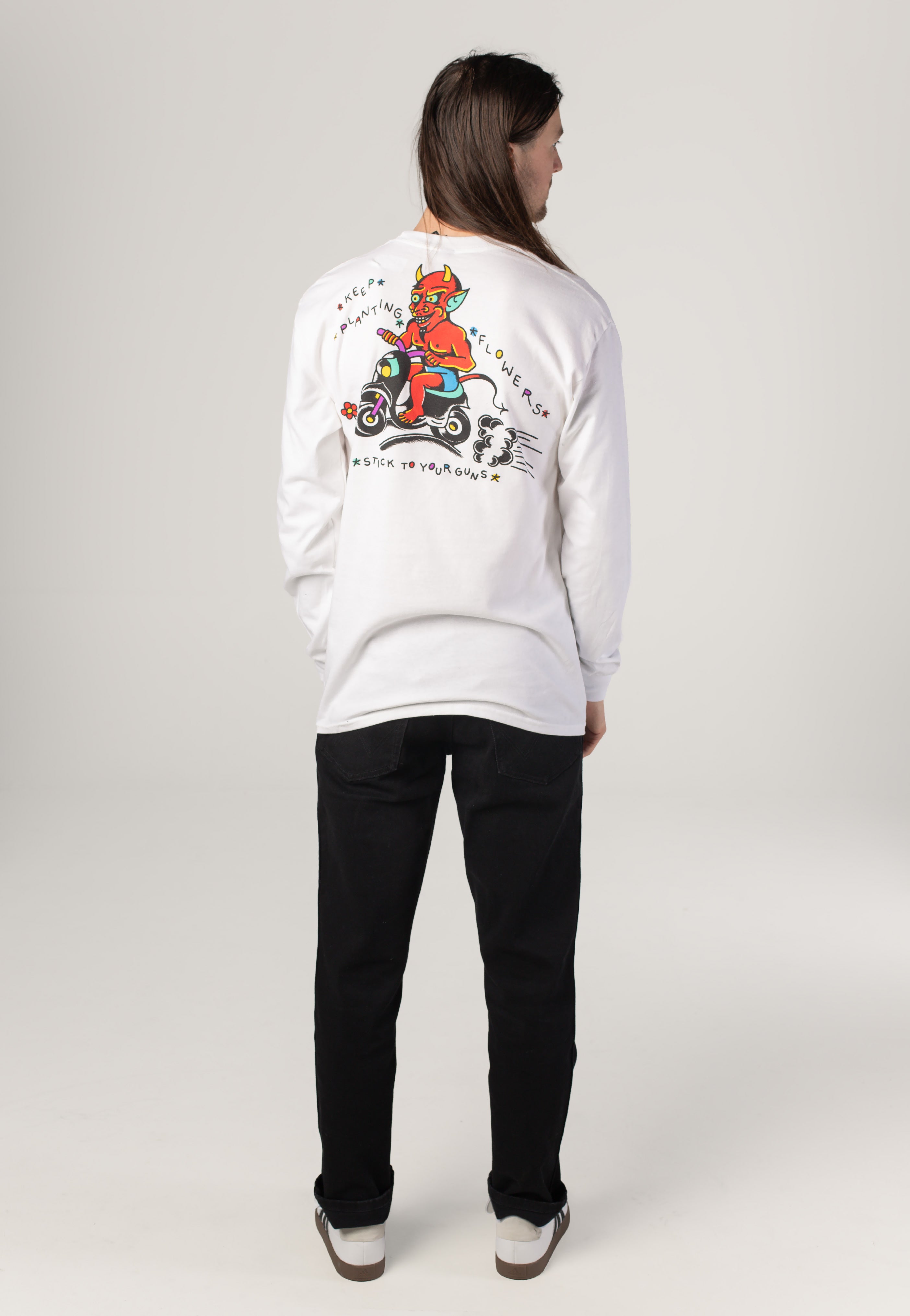 Stick To Your Guns - Devil White - Longsleeve | Neutral-Image