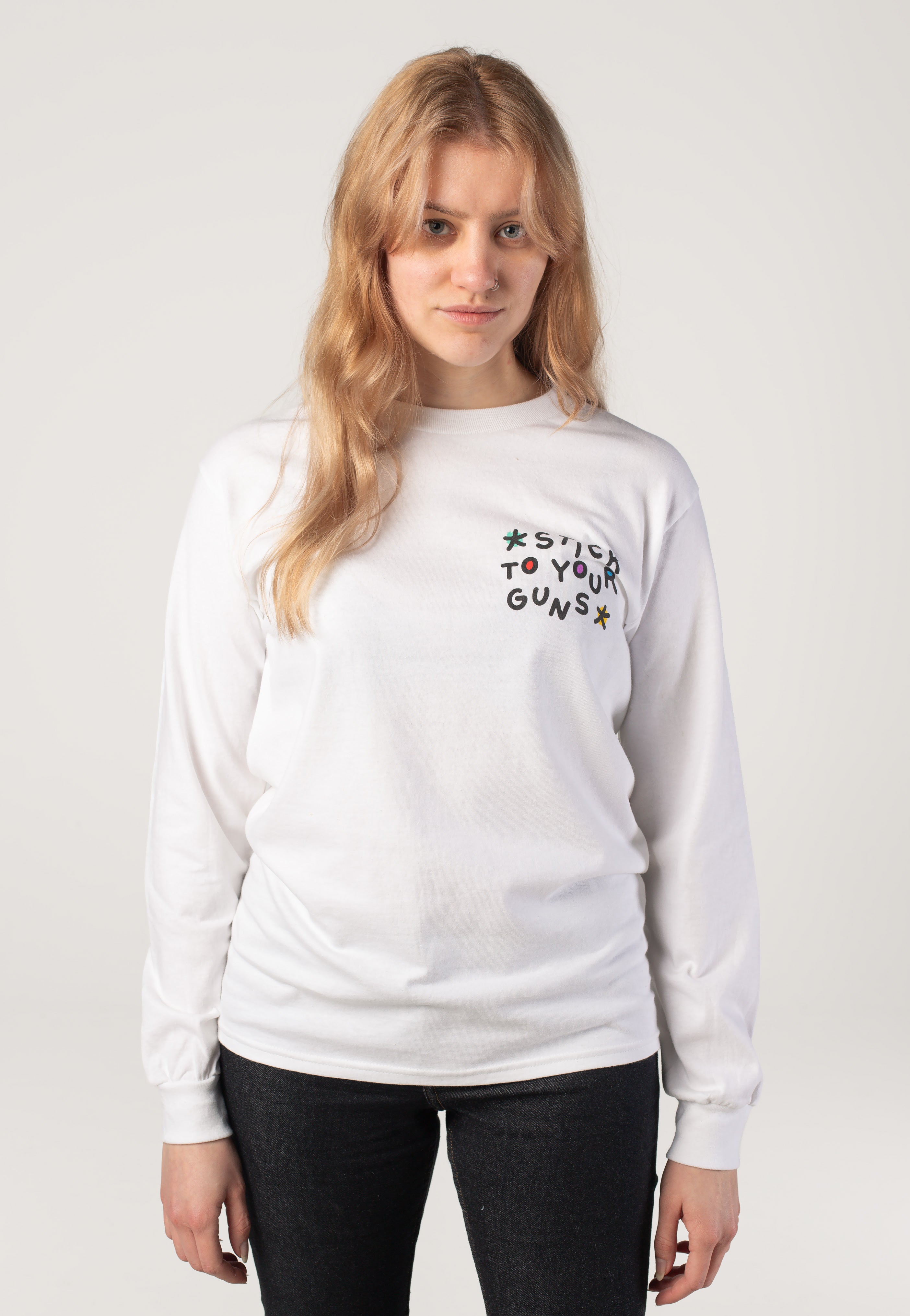 Stick To Your Guns - Devil White - Longsleeve | Women-Image