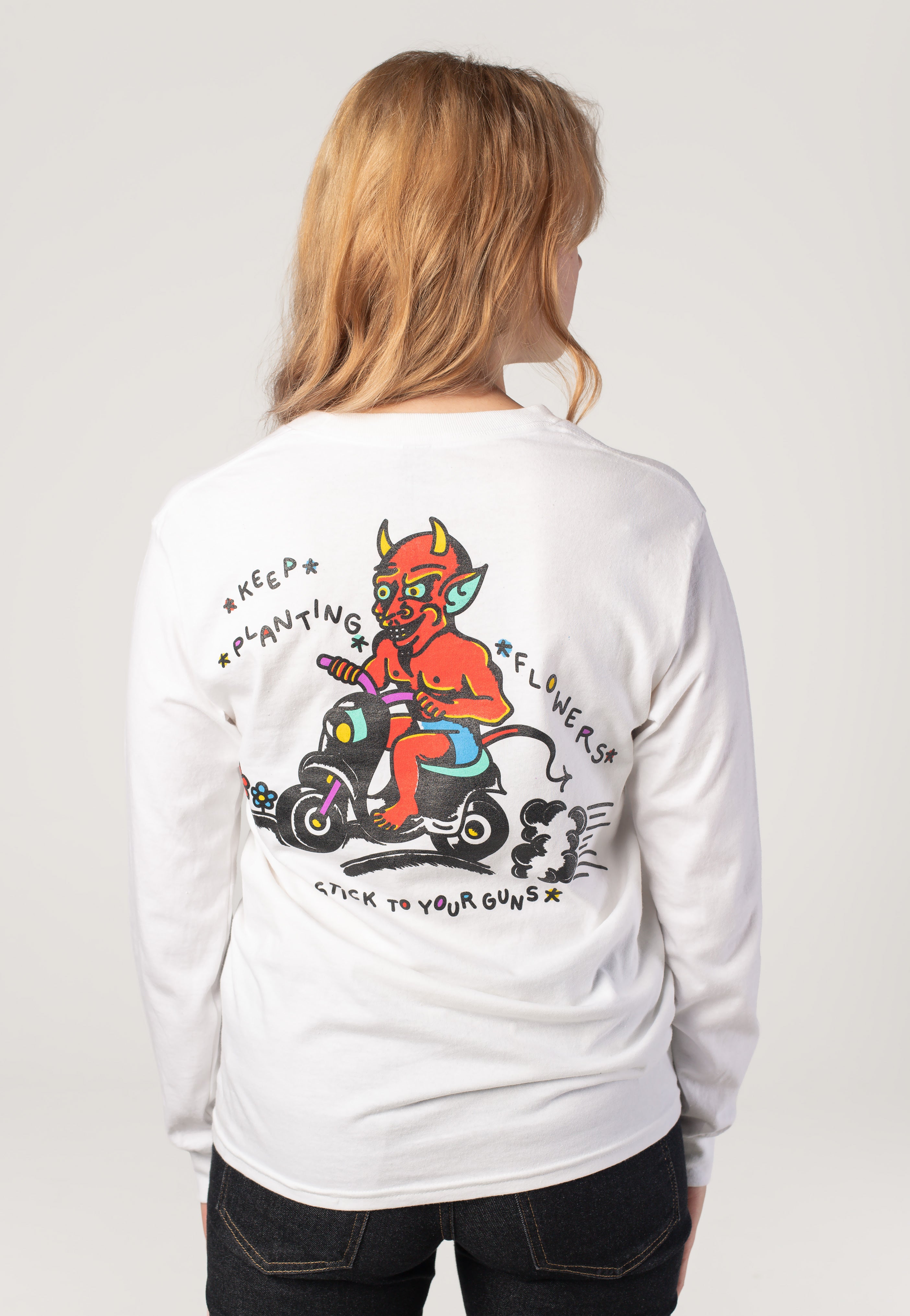 Stick To Your Guns - Devil White - Longsleeve | Women-Image