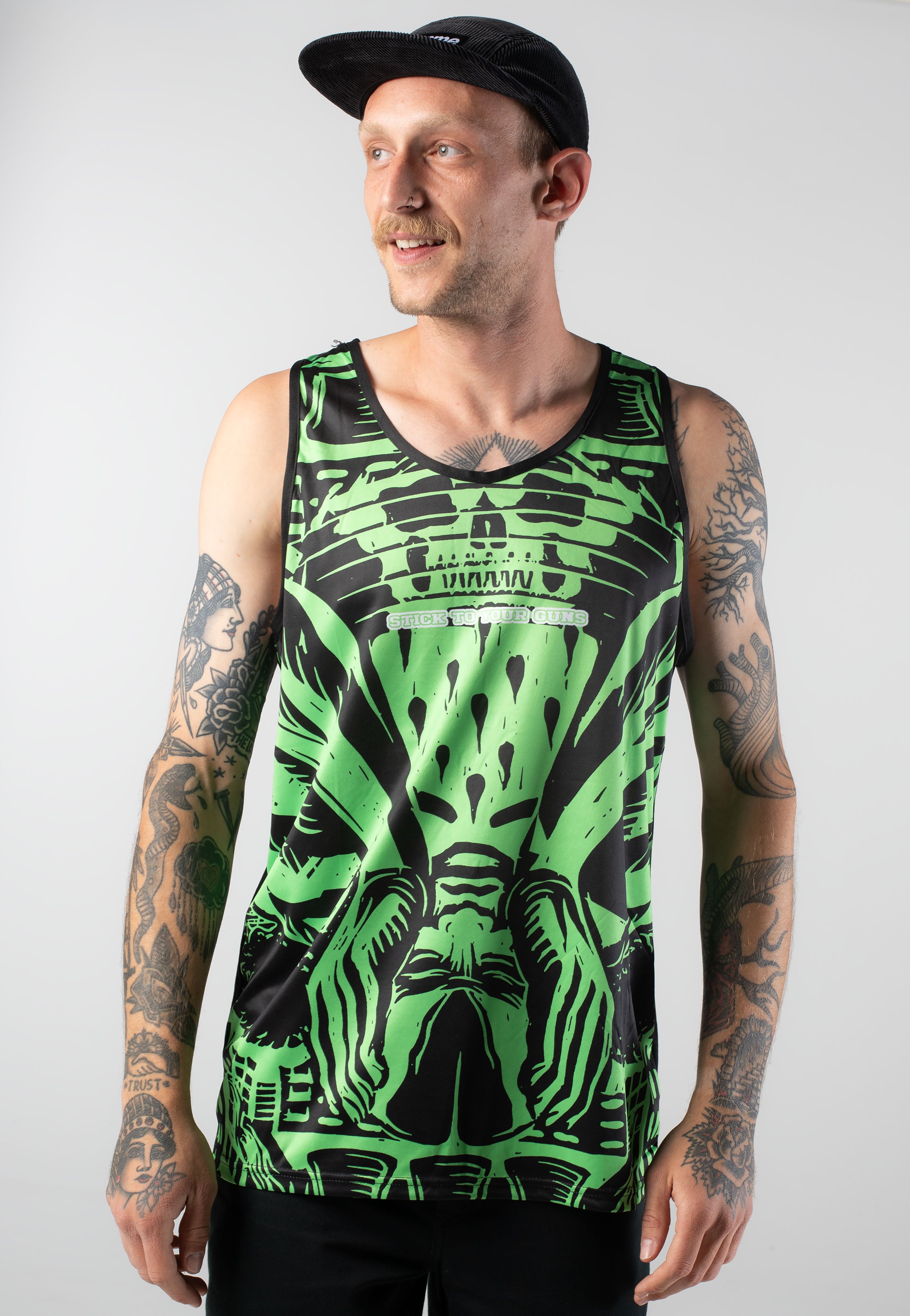 Stick To Your Guns - Invisible Rain Allover - Tank | Men-Image