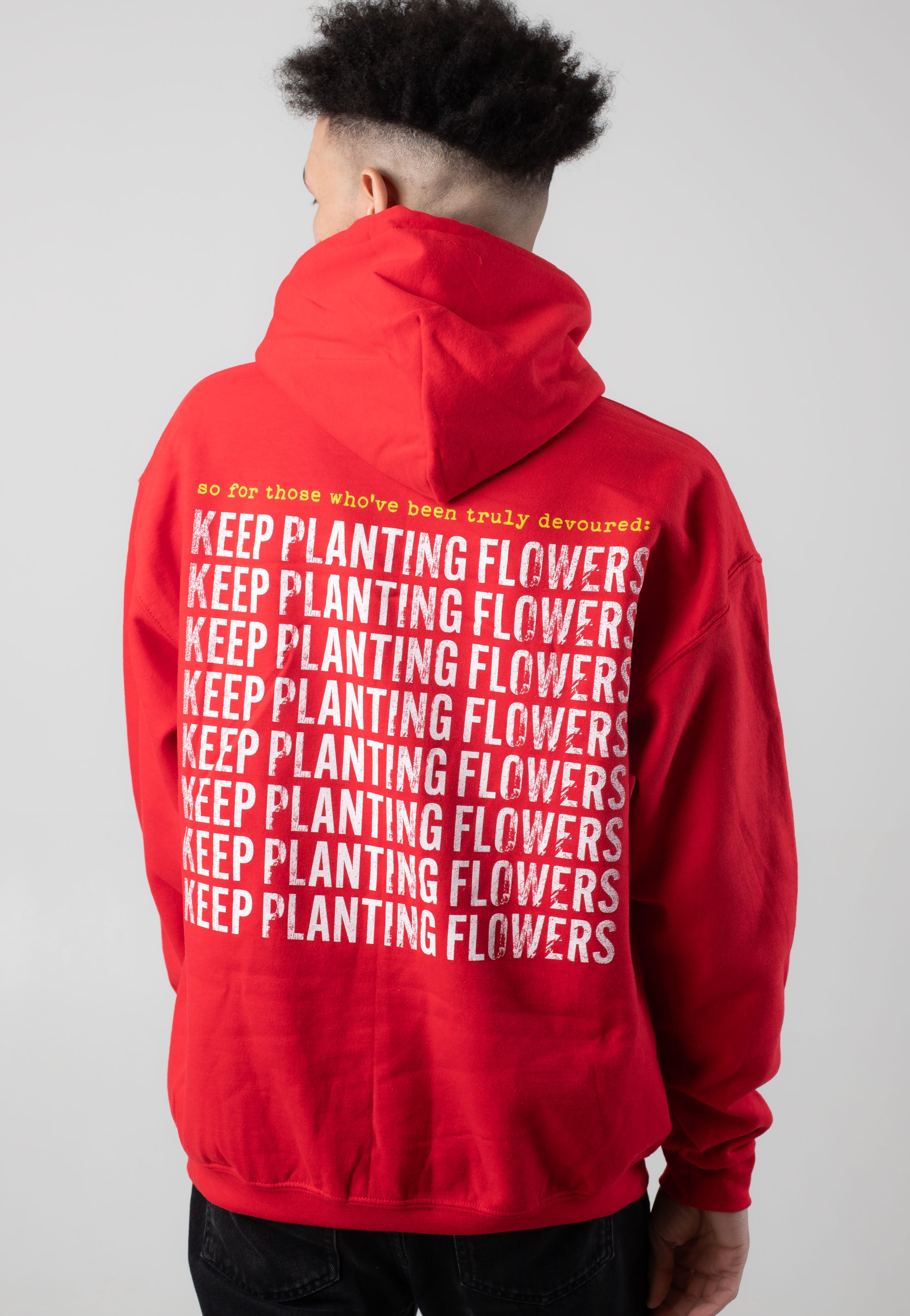 Stick To Your Guns - Keep Planting Globe Fire Red - Hoodie | Men-Image