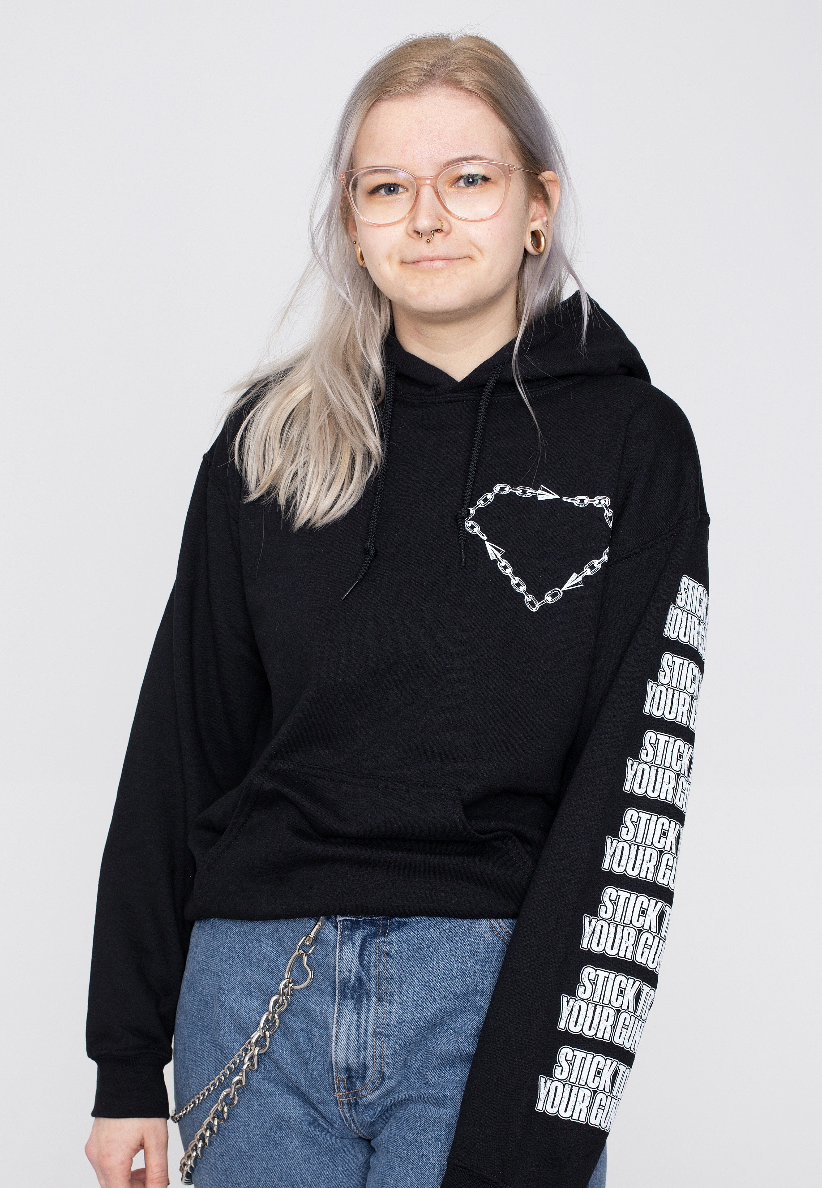 Stick To Your Guns - More Of Us Logo - Hoodie | Women-Image