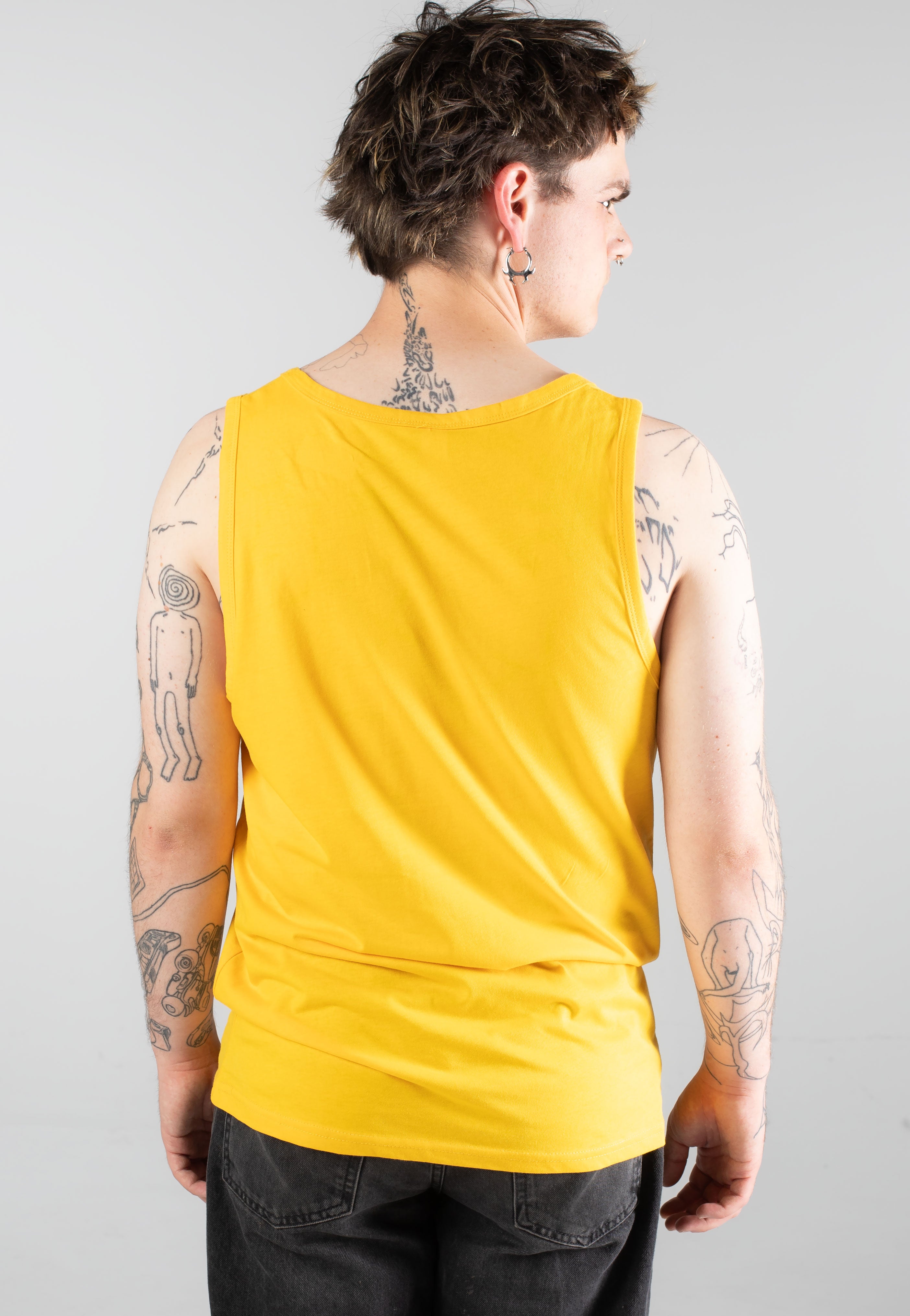 Stick To Your Guns - Skull And Palm Yellow - Tank | Men-Image