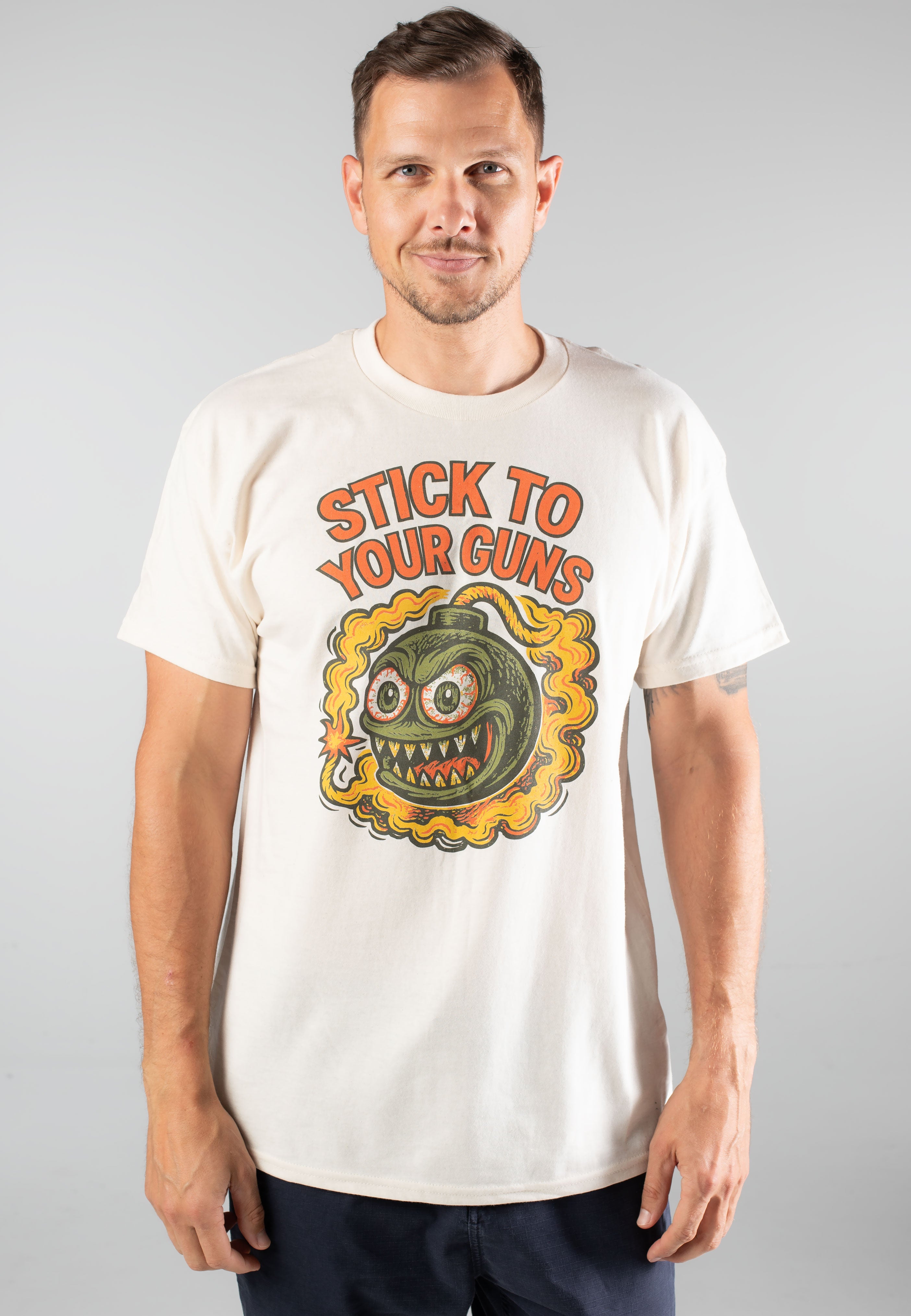 Stick To Your Guns - What Choice Comic Natural - T-Shirt | Men-Image