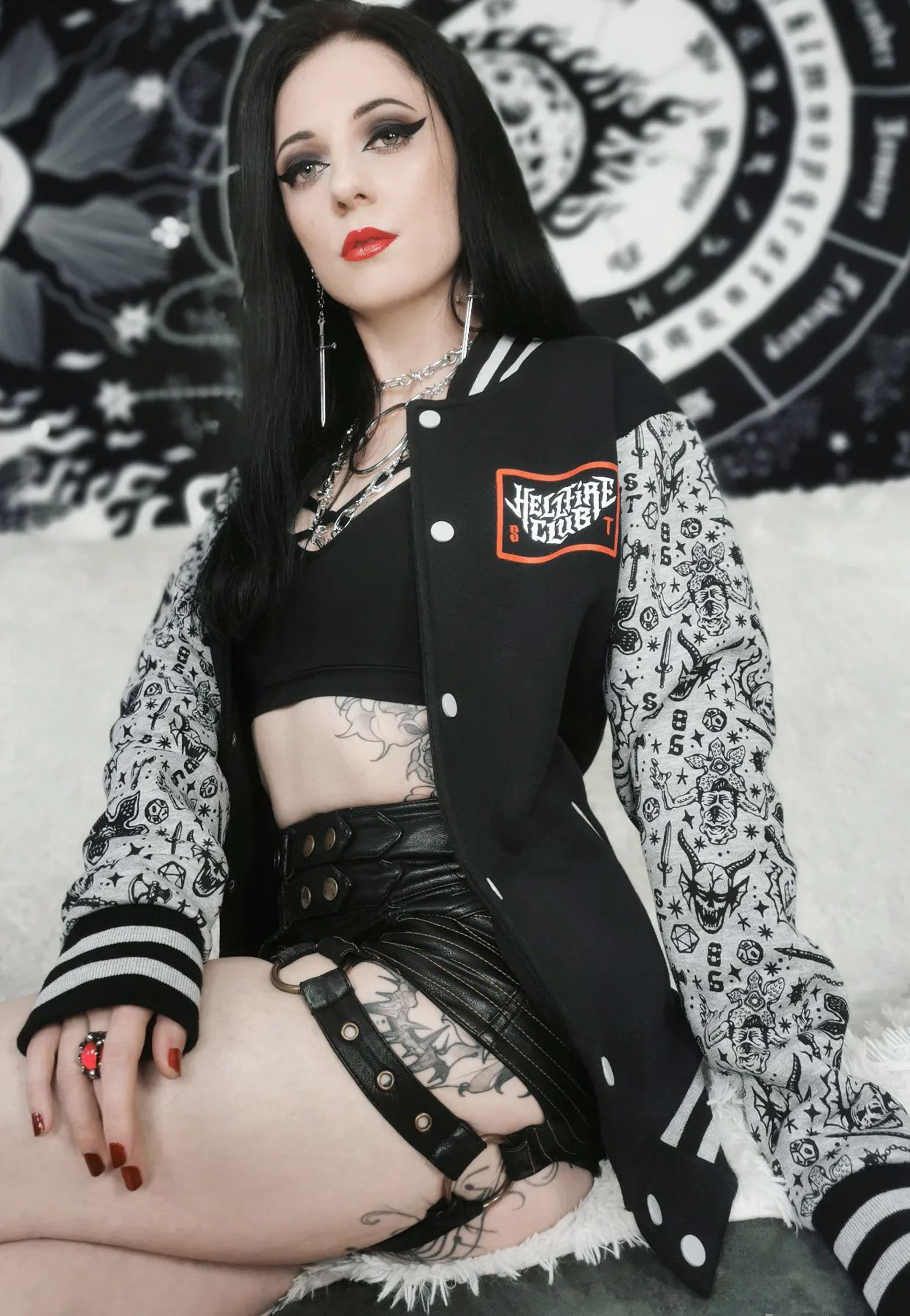 Stranger Things - Hellfire Club - College Jacket | Women-Image