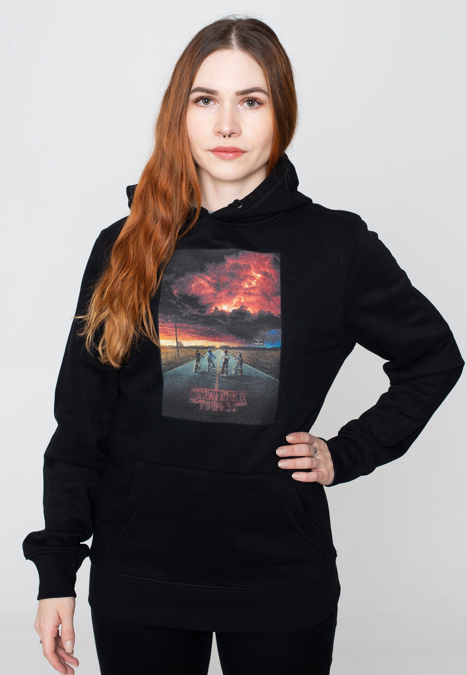 TRANGER THINGS - PIXEL DEMOGORGON - Hoody Black M main image 0