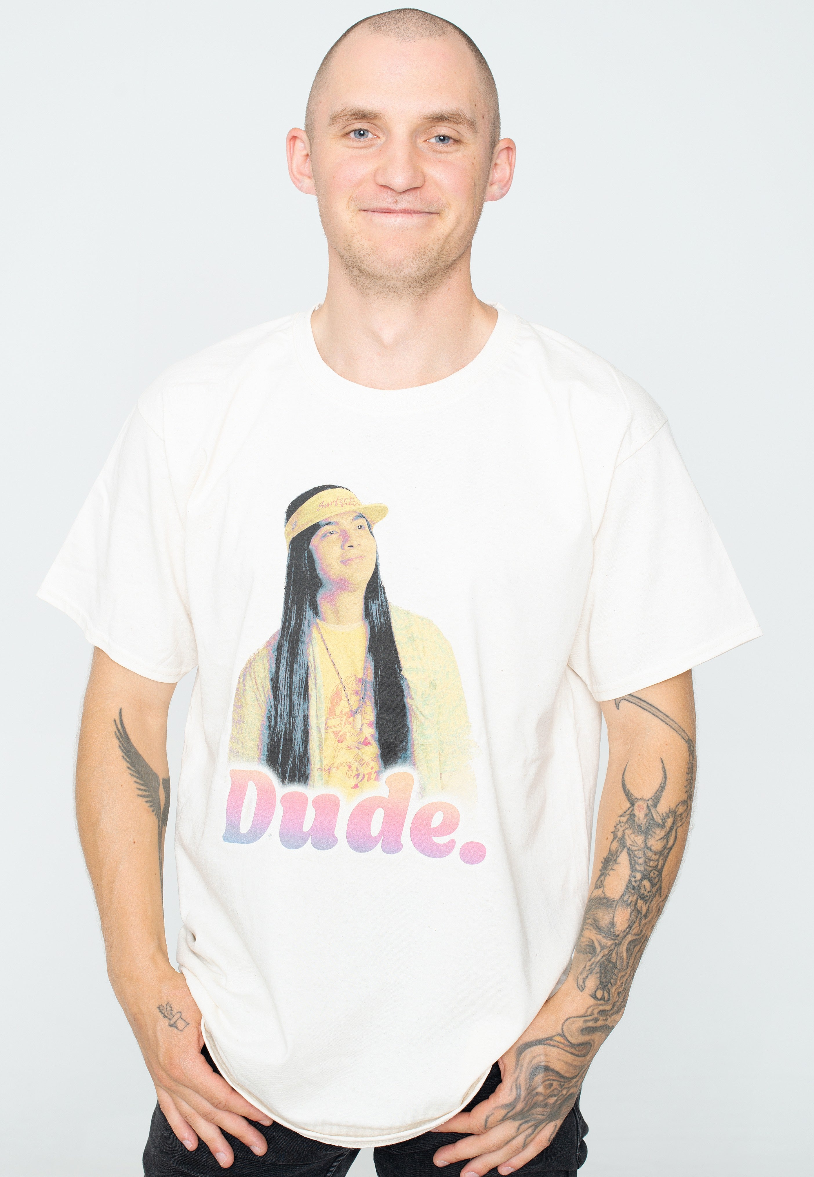 Stranger Things - Dude Retro Beige - T-Shirt | Men-Image