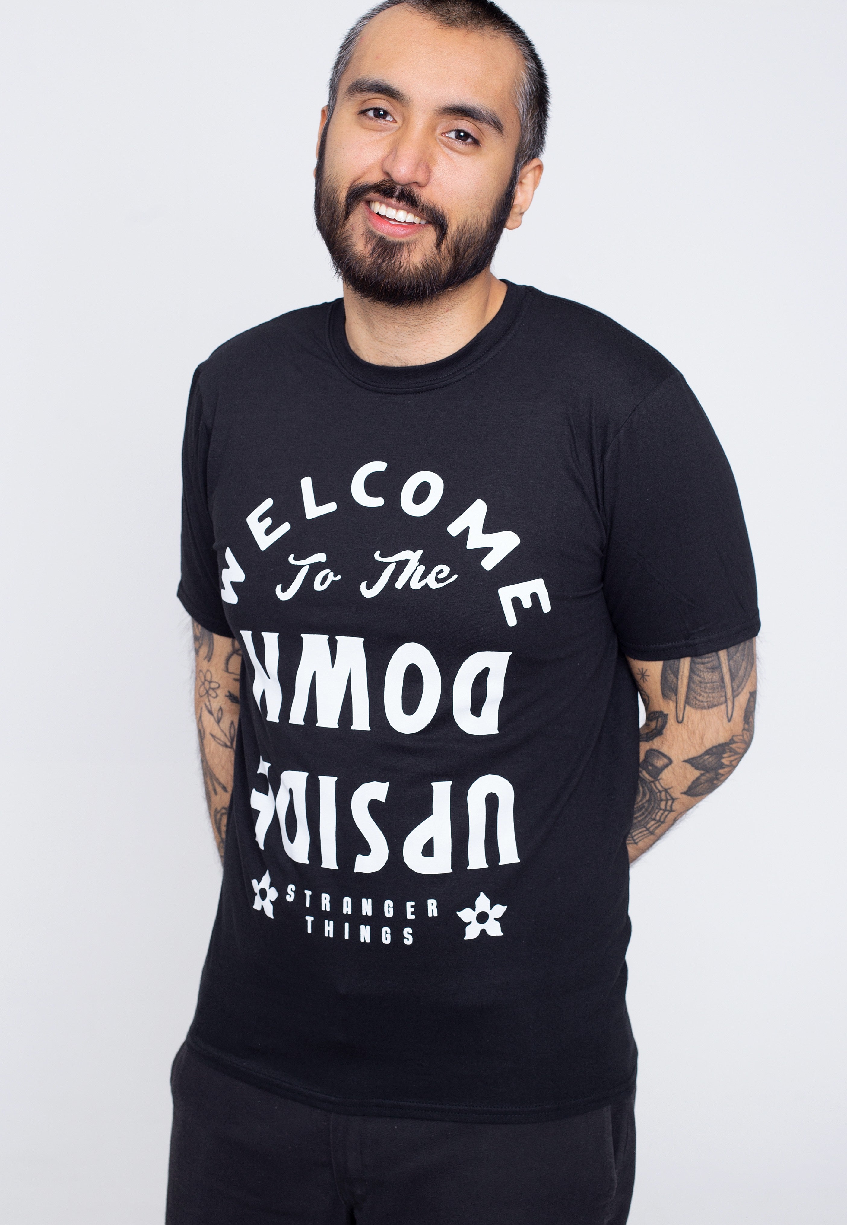 Stranger Things - Welcome To The Upside Down - T-Shirt | Men-Image