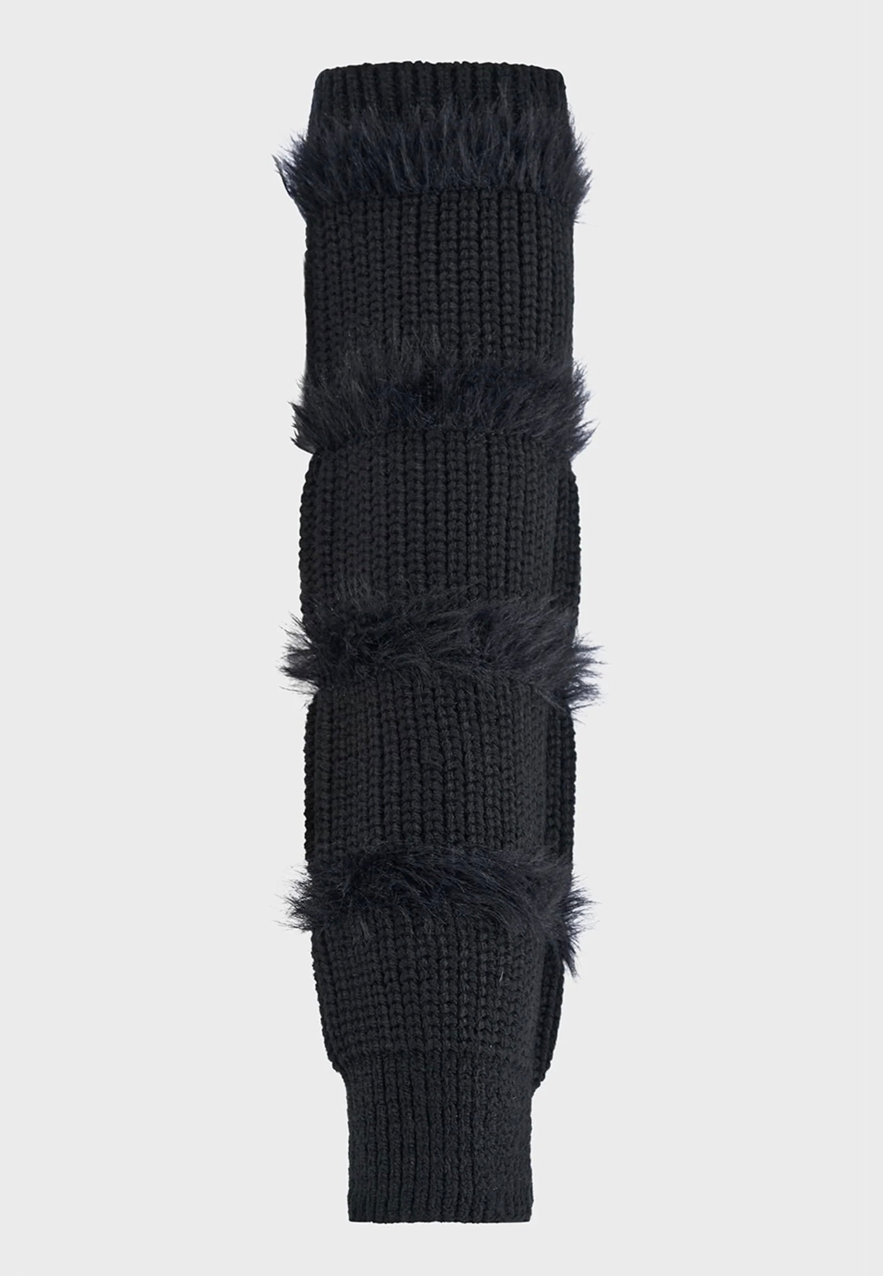 Killstar x Kihilist - Striped Night Black - Arm Warmers | Neutral-Image
