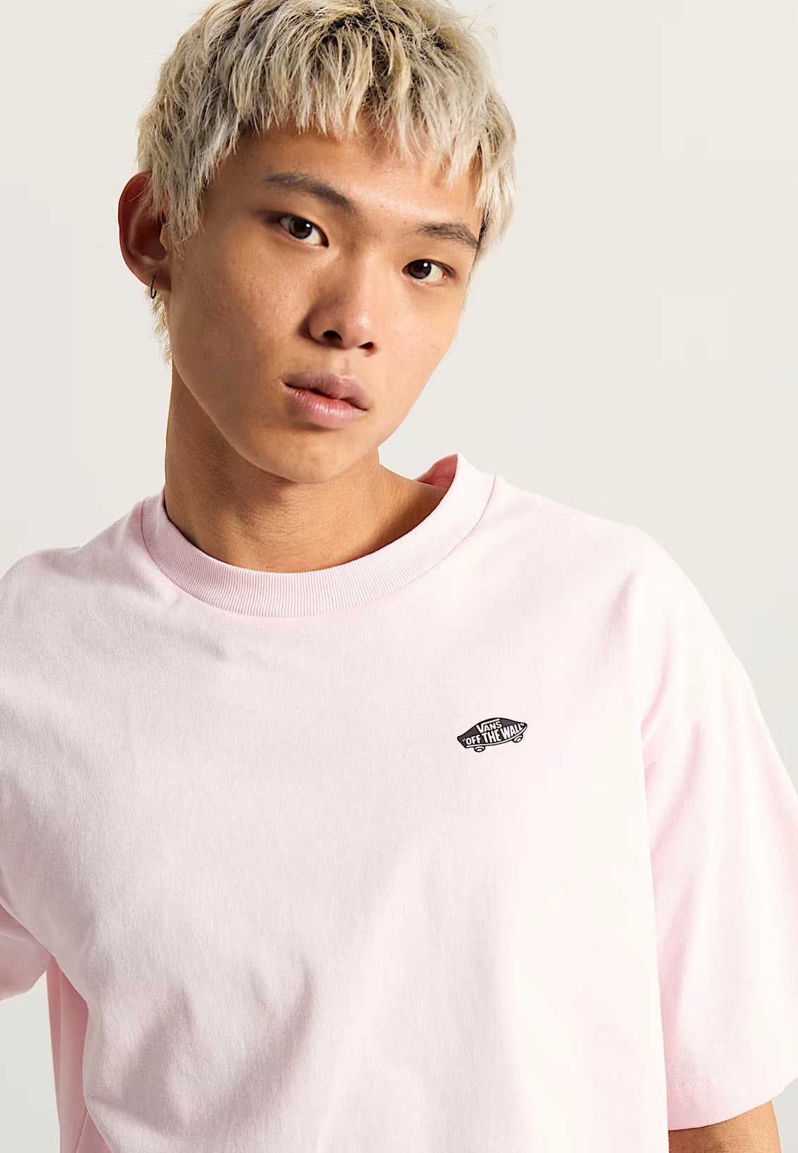 Vans - Style 76 II Loose Pastel Pink - T-Shirt | Men-Image