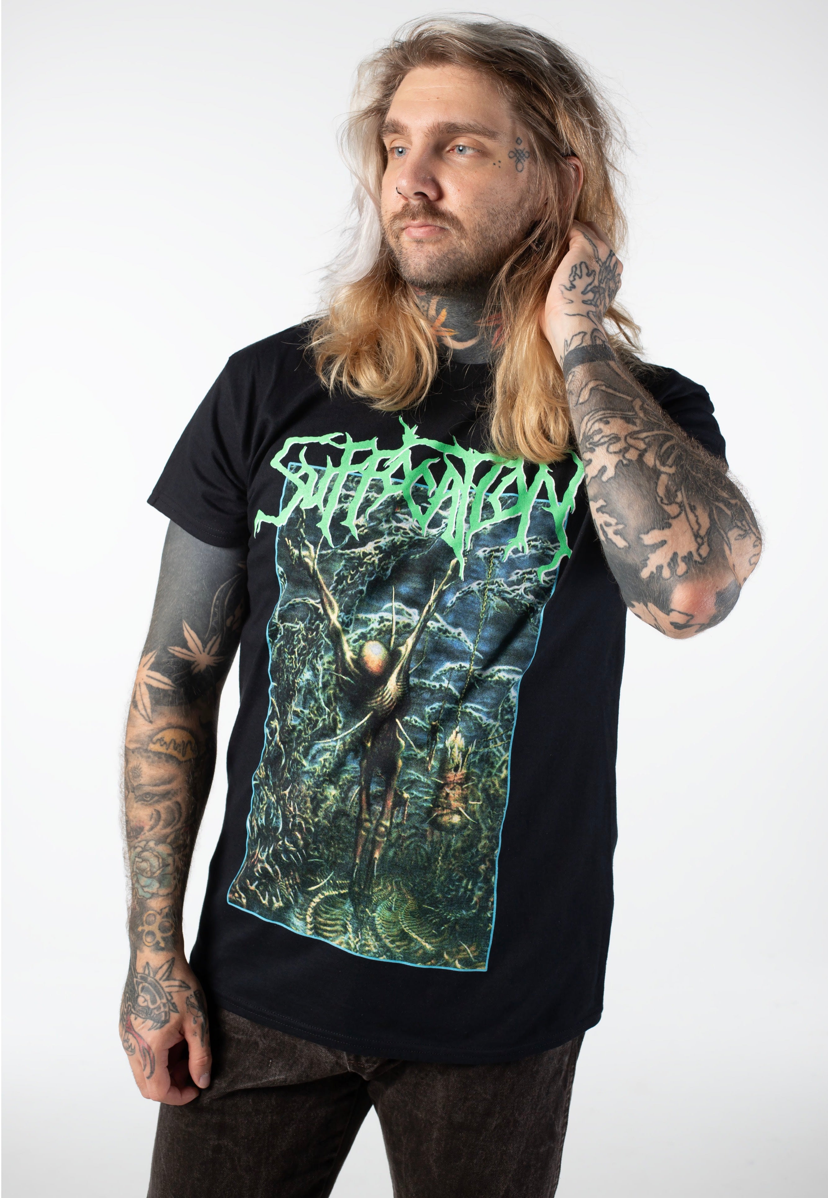 Suffocation - Pierced Retro - T-Shirt | Men-Image