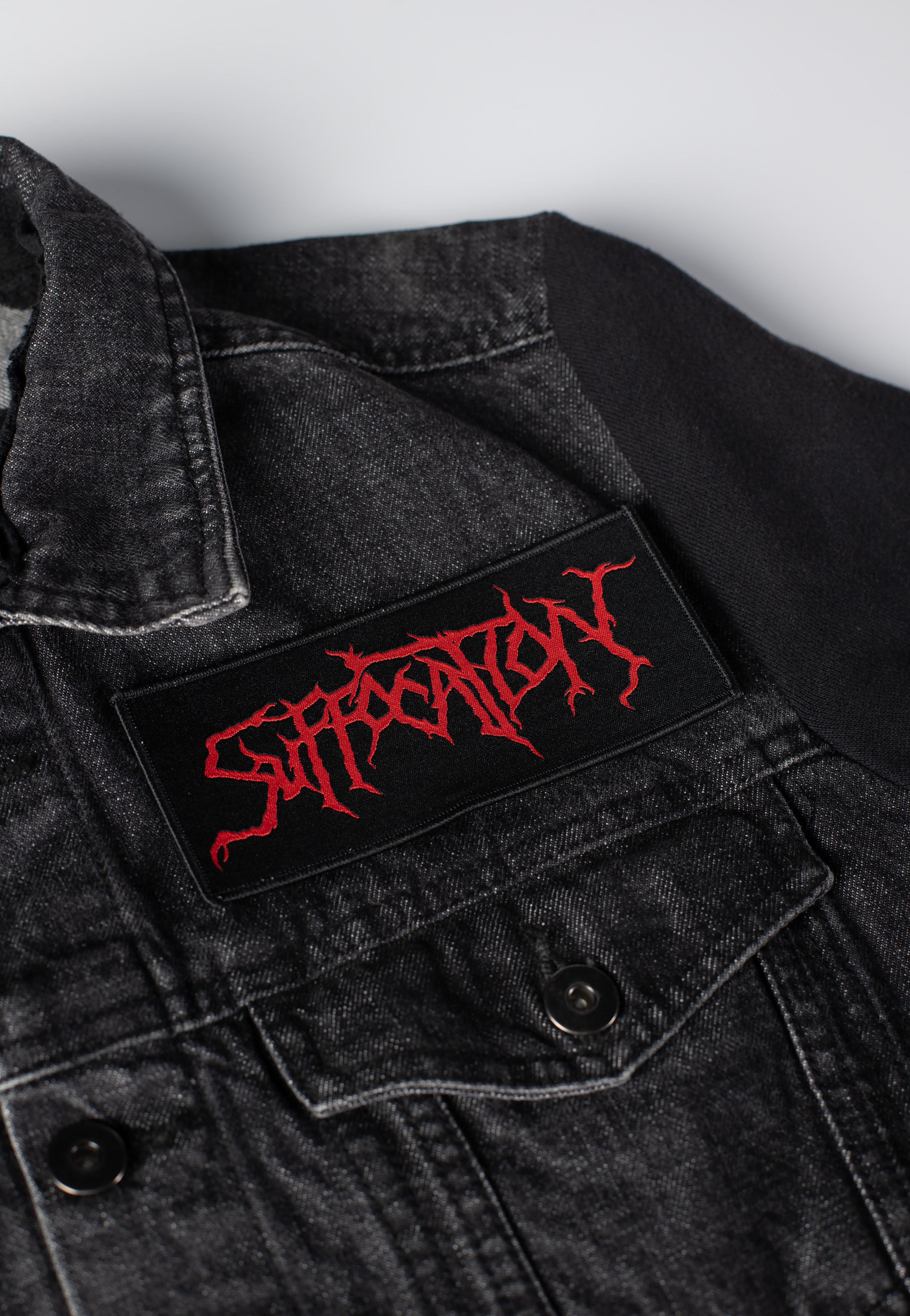 Suffocation - Red Logo - Patch | Neutral-Image