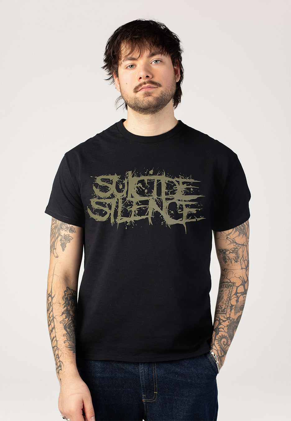 Suicide Silence - Pull The Trigger OG Logo - T-Shirt | Men-Image