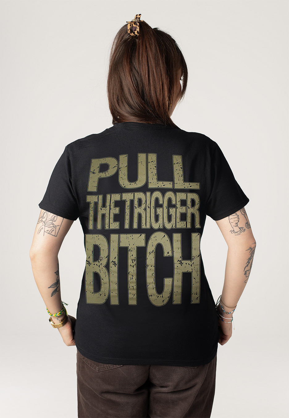 Suicide Silence - Pull The Trigger OG Logo - T-Shirt | Women-Image