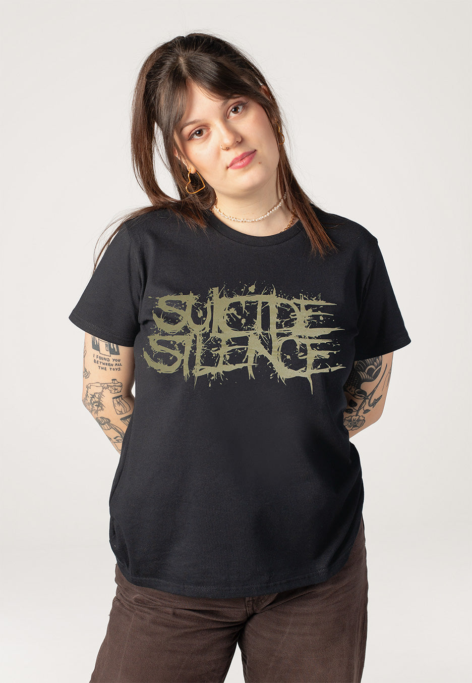 Suicide Silence - Pull The Trigger OG Logo - T-Shirt | Women-Image