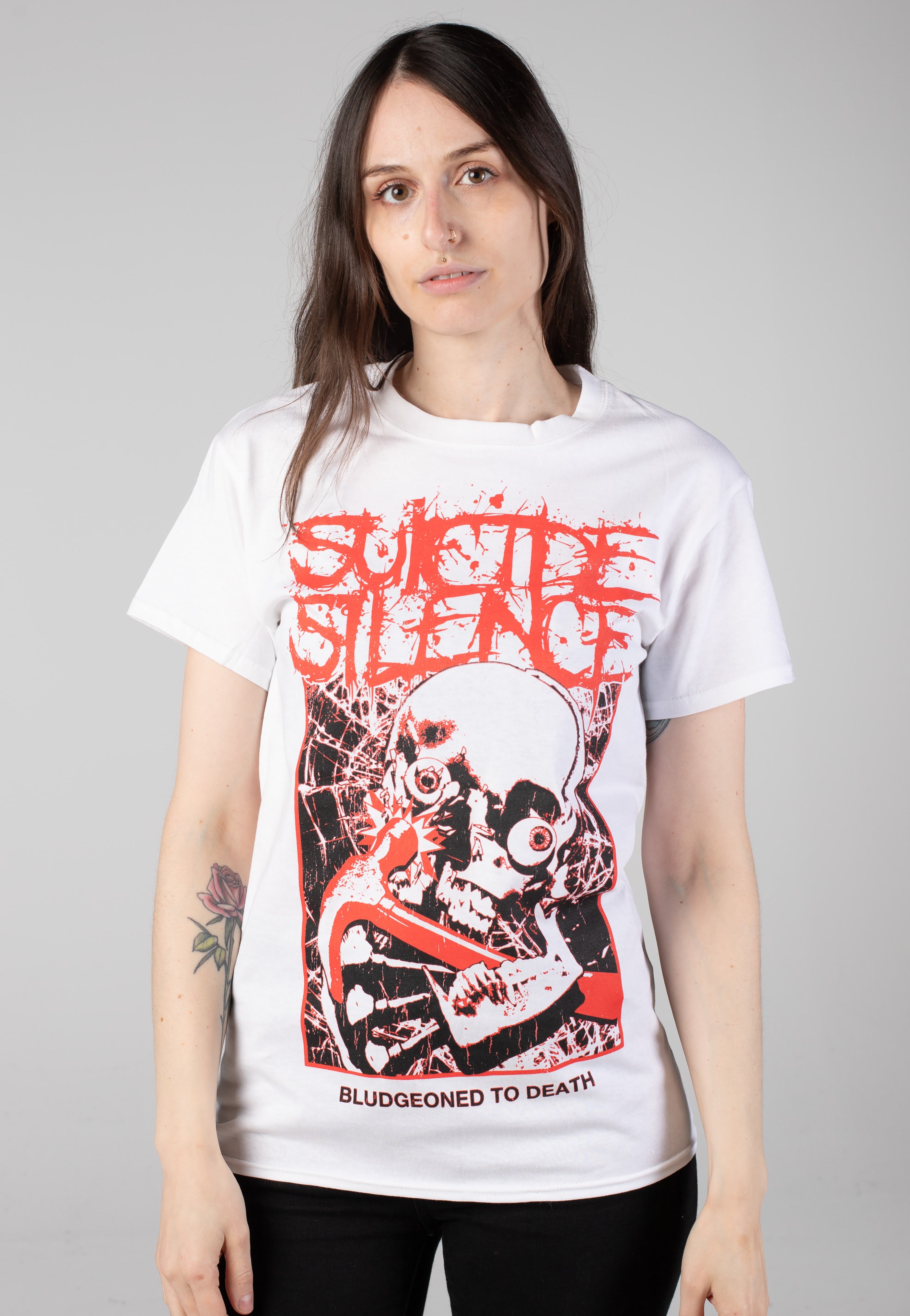 Suicide Silence - Bludgeoned White - T-Shirt | Women-Image