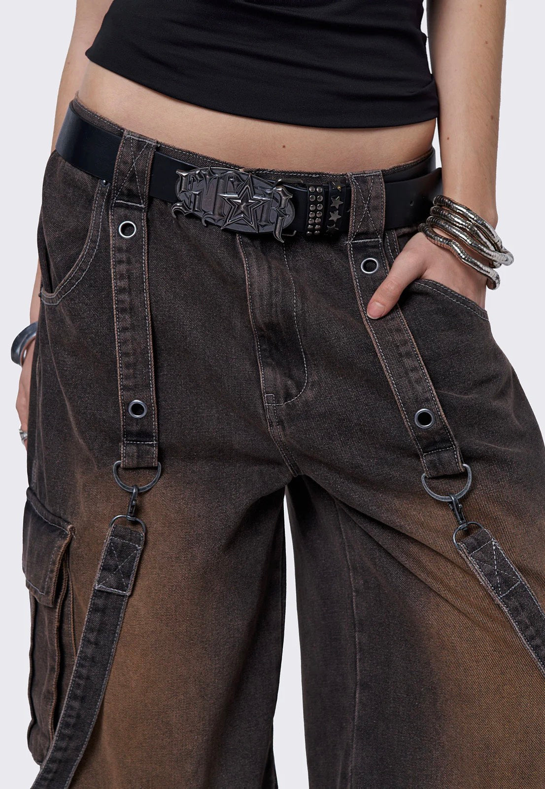 Minga London - Superstar Buckle Belt Black - Belt | Neutral-Image