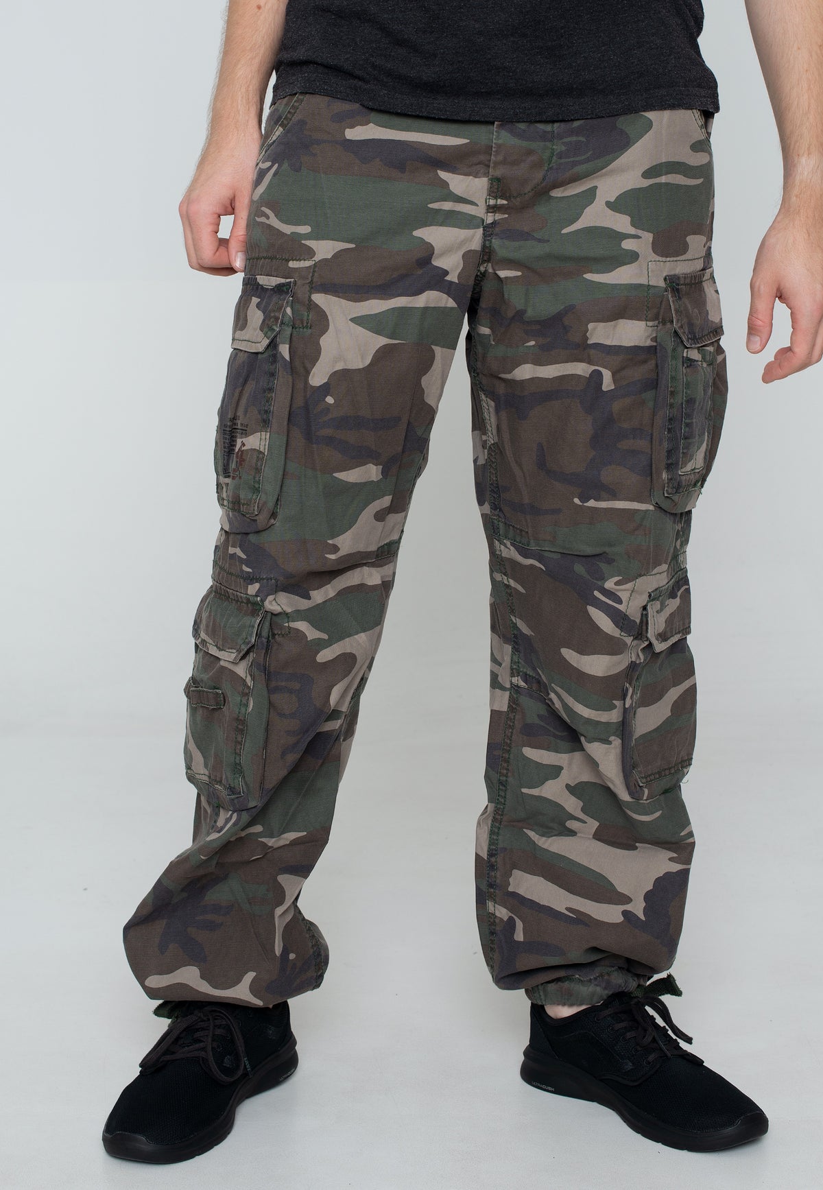 Surplus Airborne Vintage Woodland Housut | Men-Image