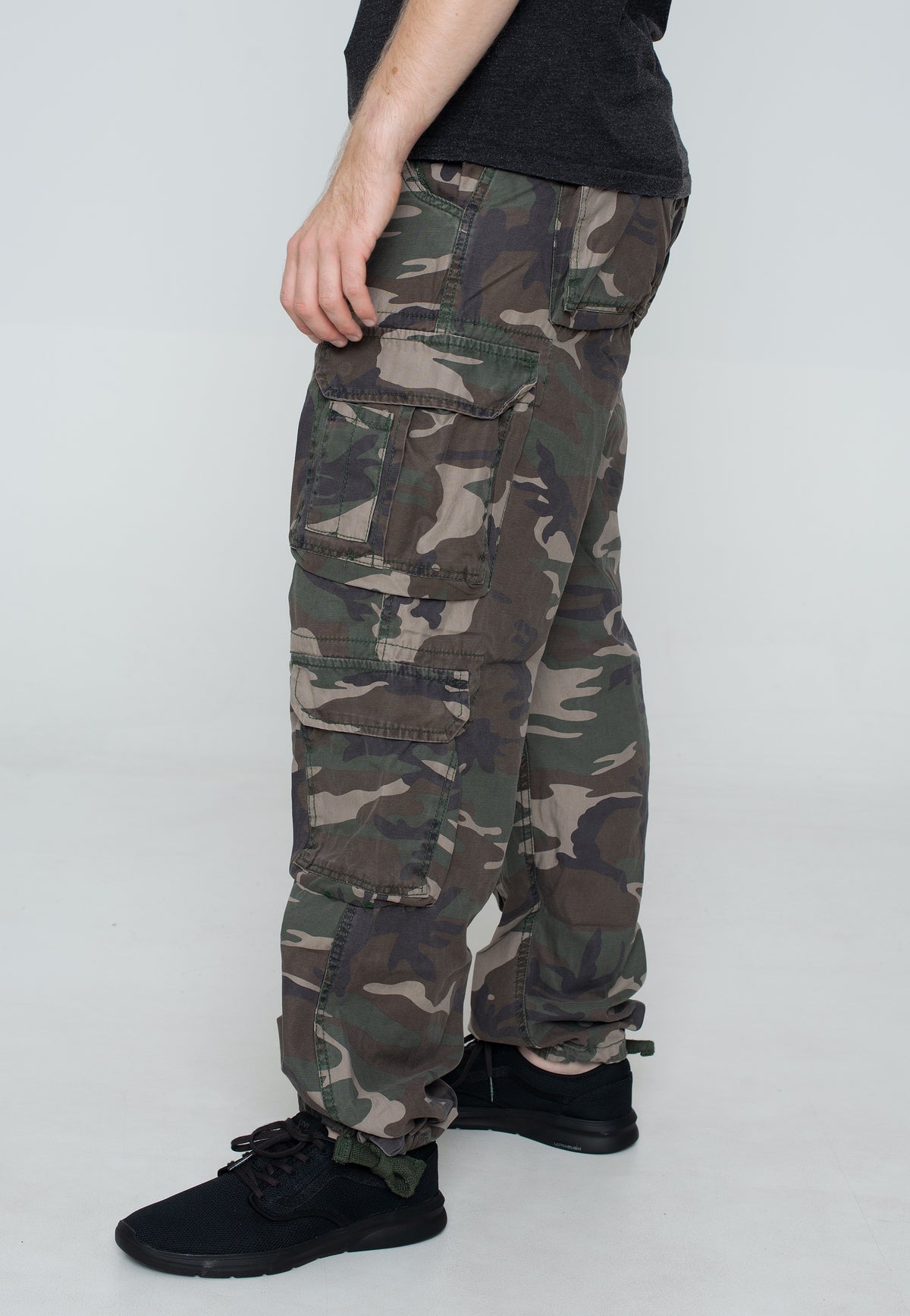 Surplus Airborne Vintage Woodland Housut | Men-Image