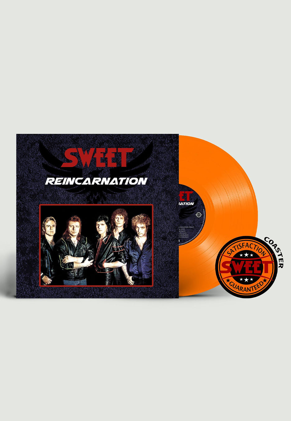 Sweet - Reincarnation Ltd. Orange - Colored Vinyl + Coaster | Neutral-Image