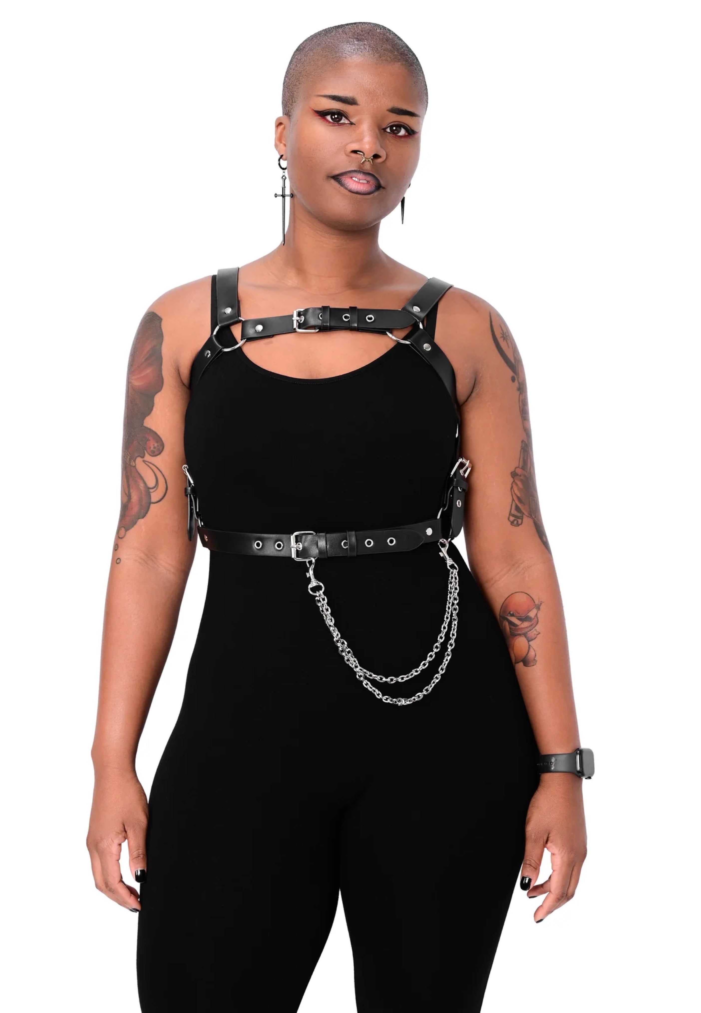 Foxblood - Sydney Side Chain Black - Harness | Neutral-Image