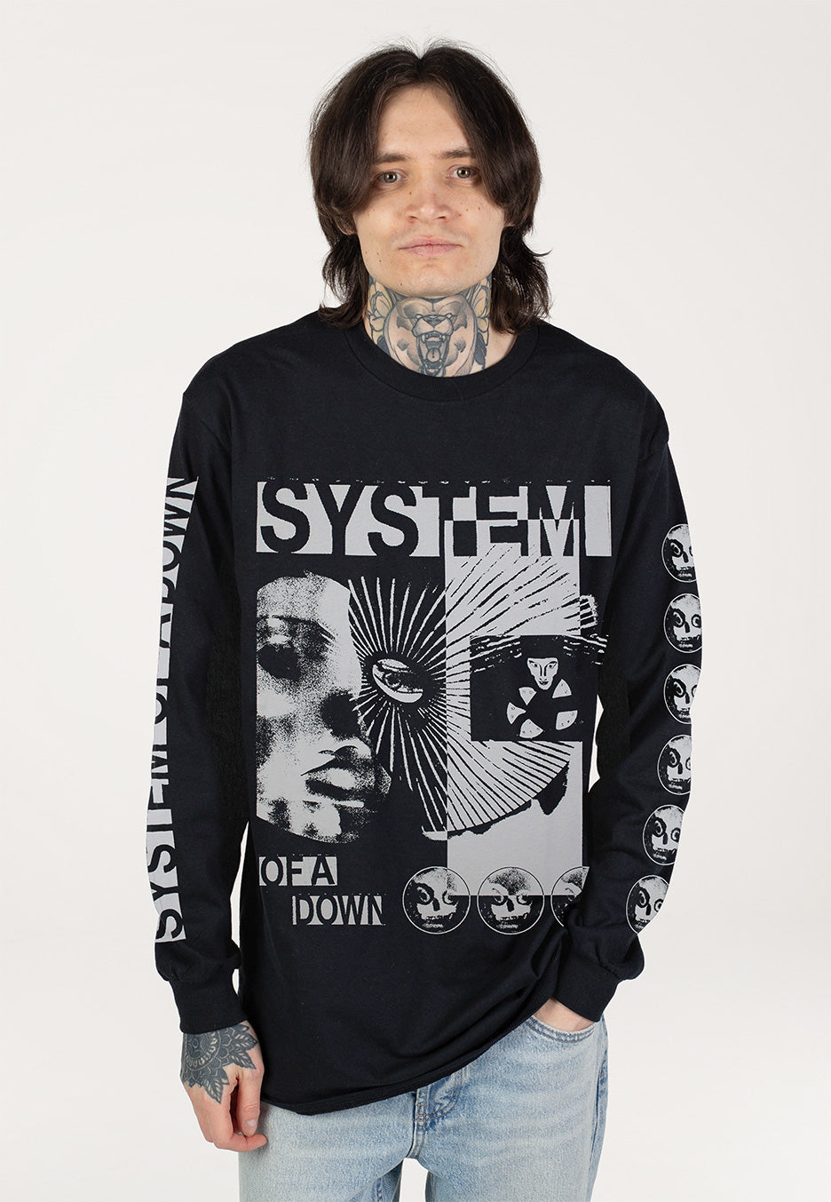 System Of A Down - Hypno Hi-Contrast - Longsleeve | Men-Image