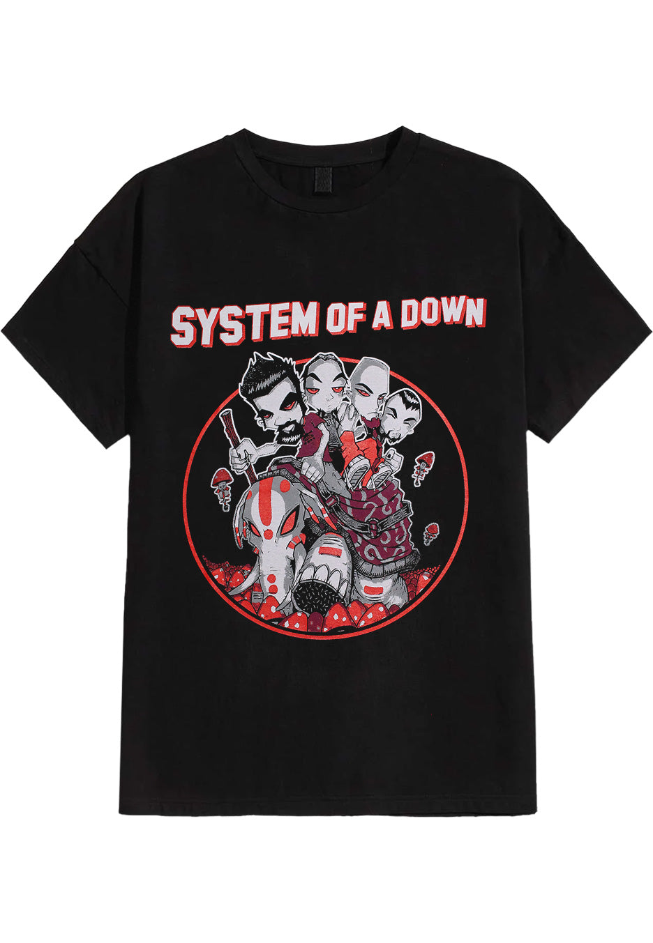 System Of A Down - Mushroom People - T-Shirt | Neutral-Image