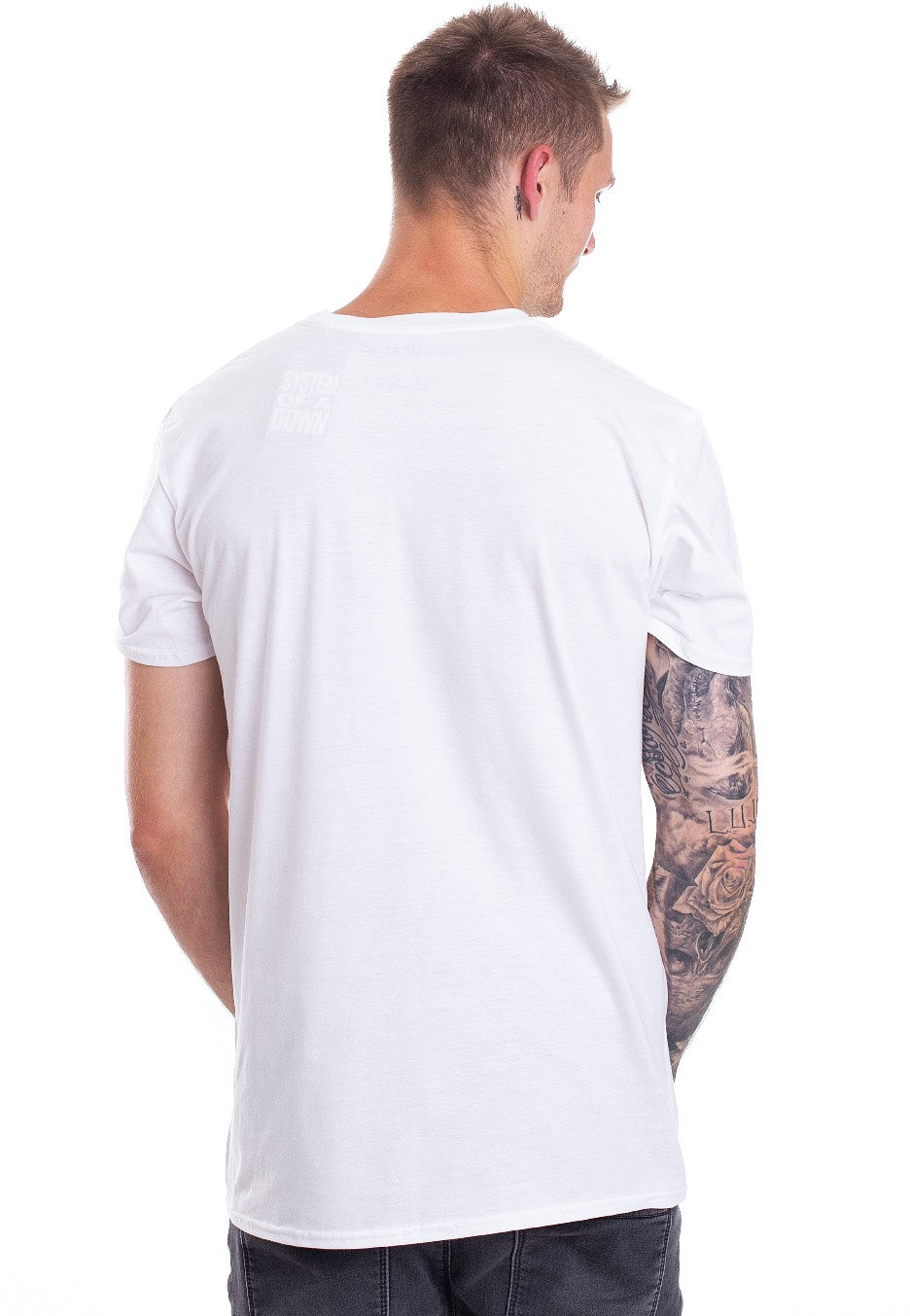 System Of A Down Triple Stack Box White - T-Shirt | Impericon