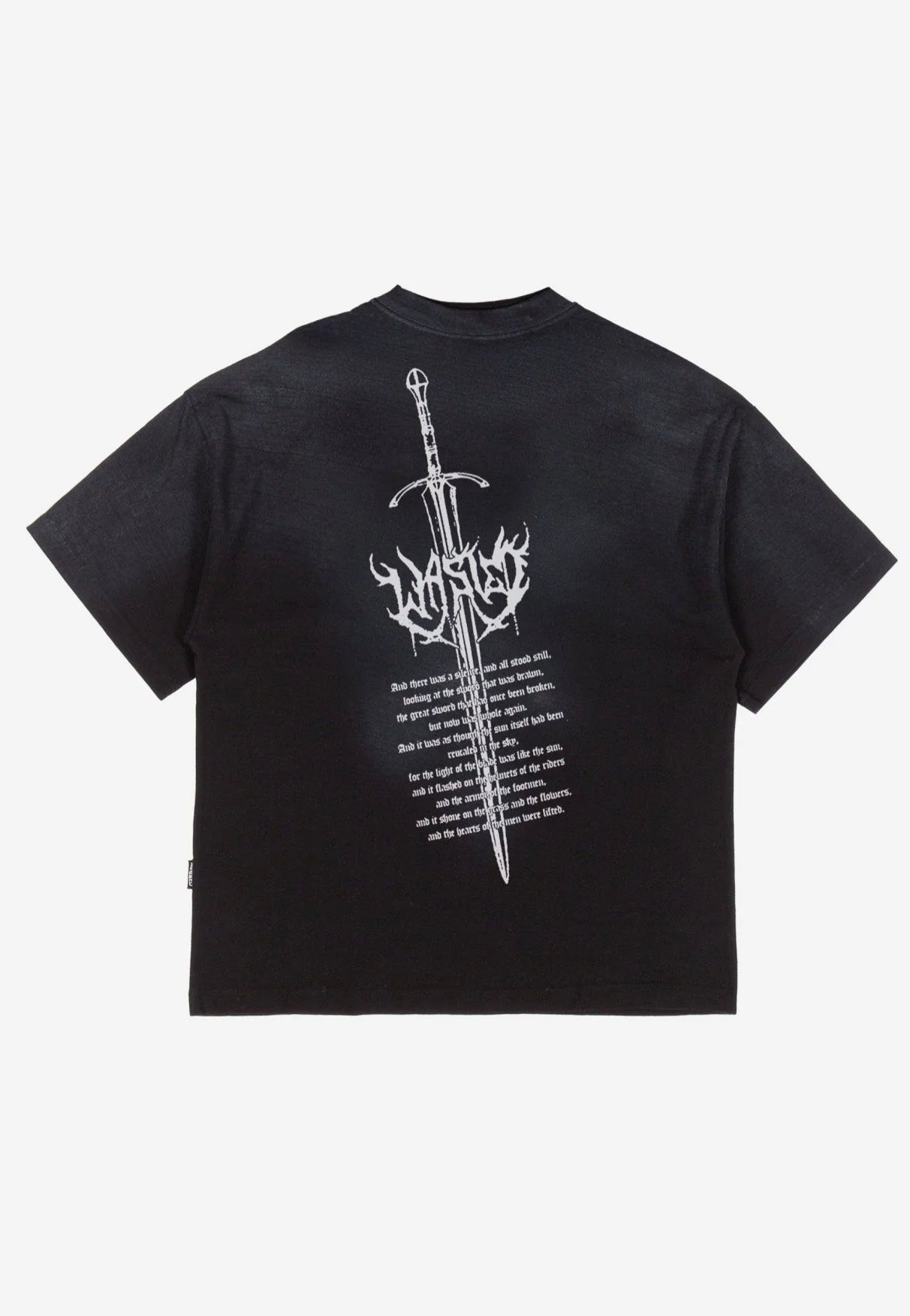 Wasted Paris - Sword Boxy Faded Black - T-Shirt | Men-Image