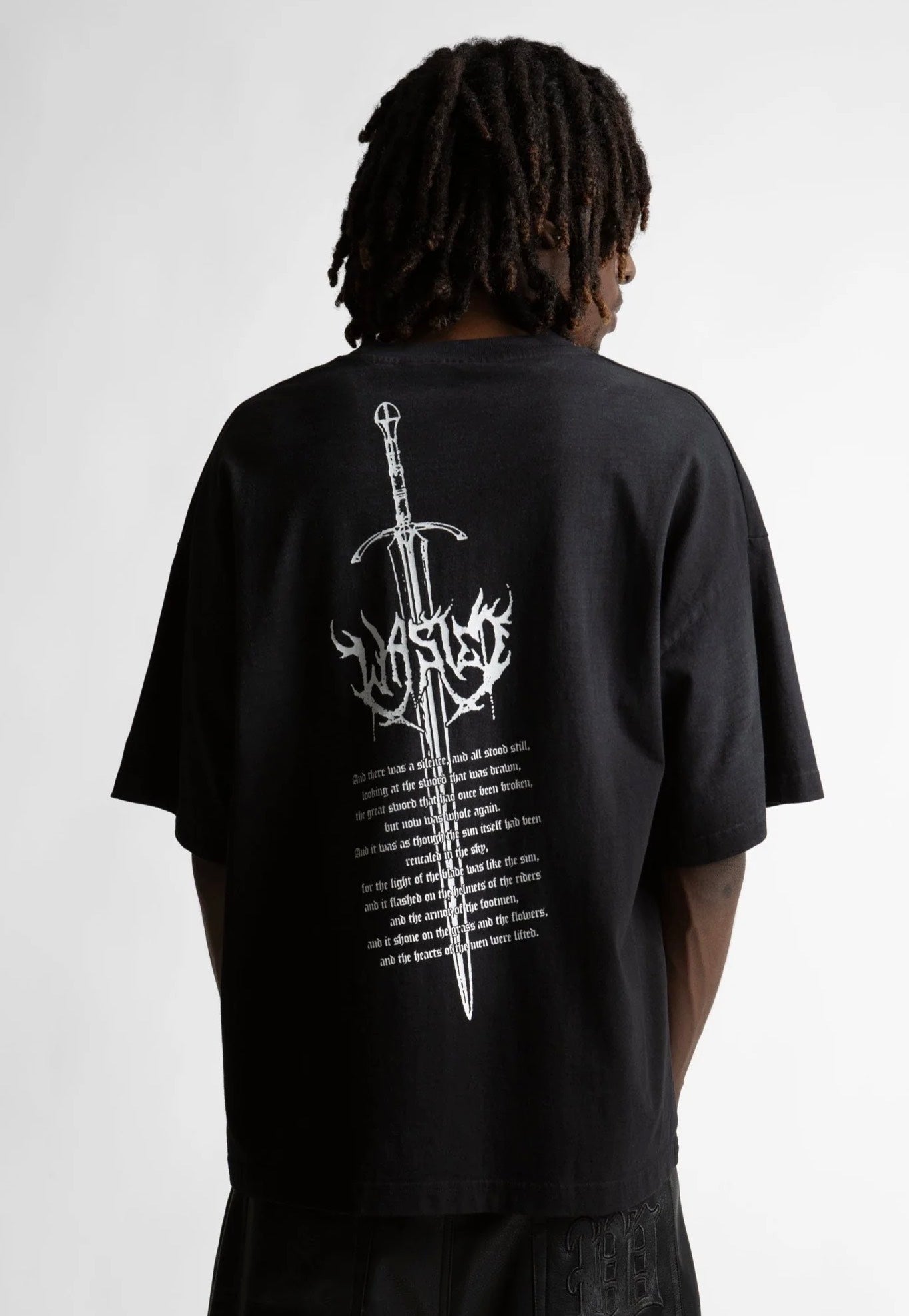 Wasted Paris - Sword Boxy Faded Black - T-Shirt | Men-Image