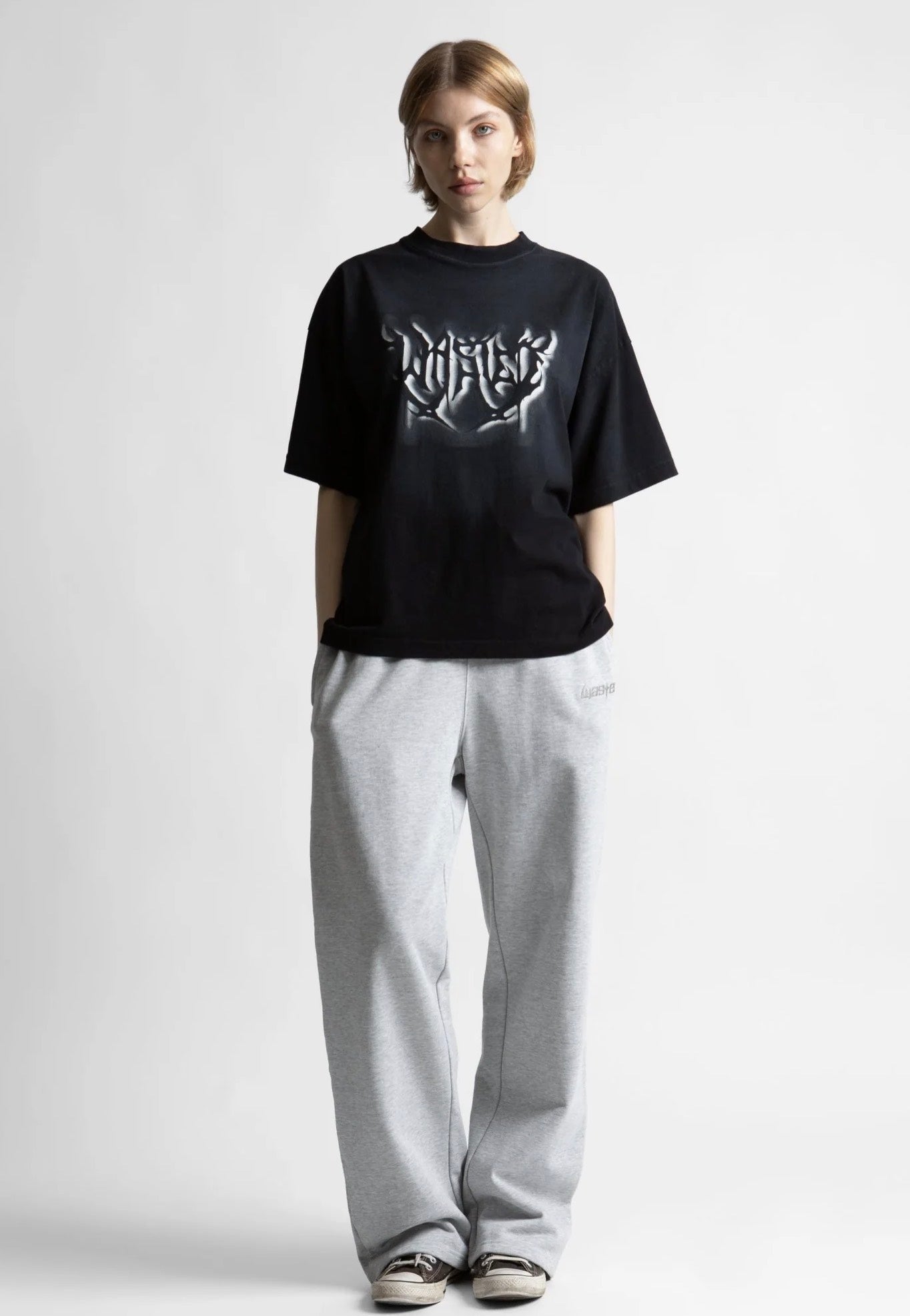 Wasted Paris - Sword Boxy Faded Black - T-Shirt | Women-Image