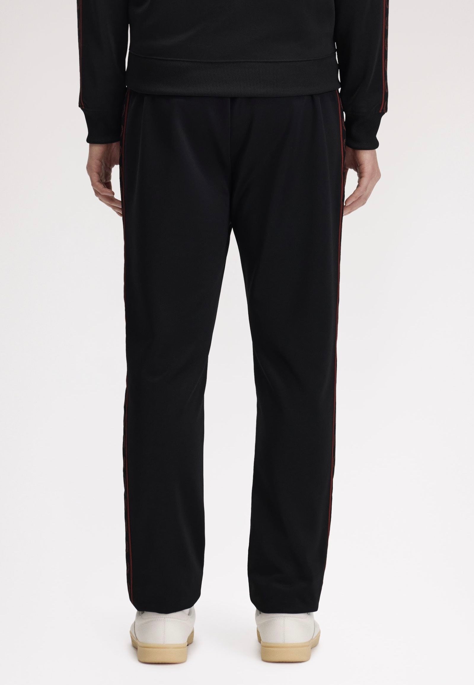 Fred Perry - Contrast Tape Track Black - Sweat Pants | Men-Image