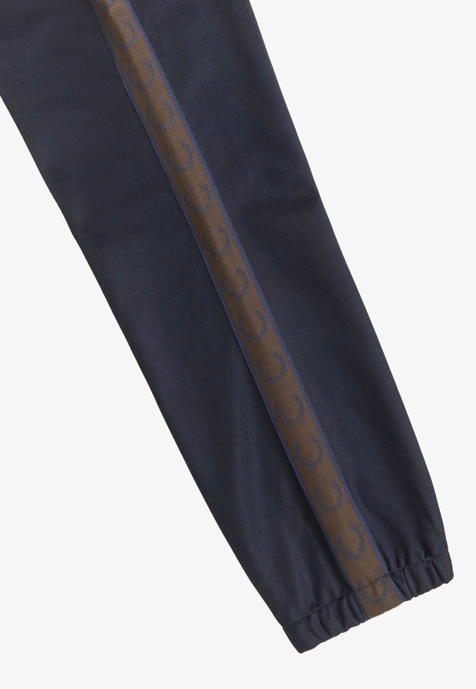 Fred Perry - Contrast Tape Track Navy/Burnt Tobacco - Sweat Pants | Men-Image