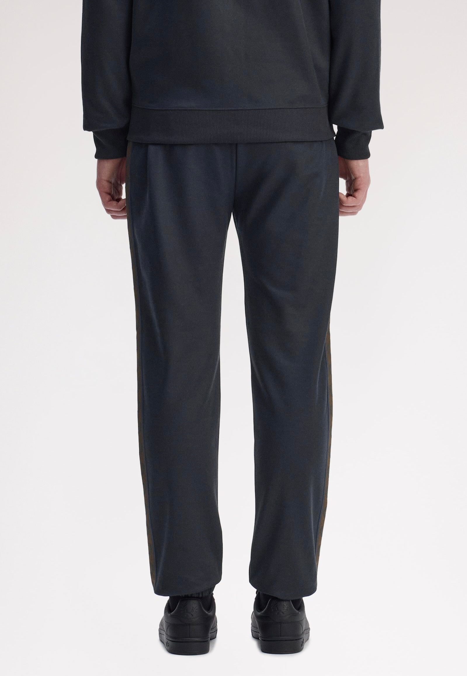 Fred Perry - Contrast Tape Track Navy/Burnt Tobacco - Sweat Pants | Men-Image