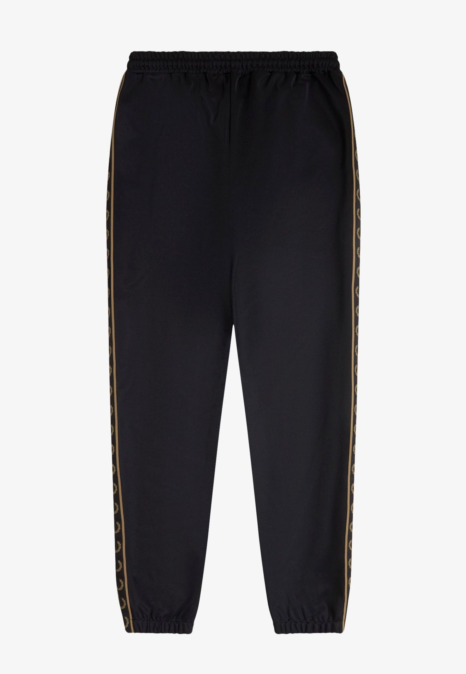 Fred Perry - Contrast Tape Track Black/Shadedstone - Sweat Pants | Men-Image