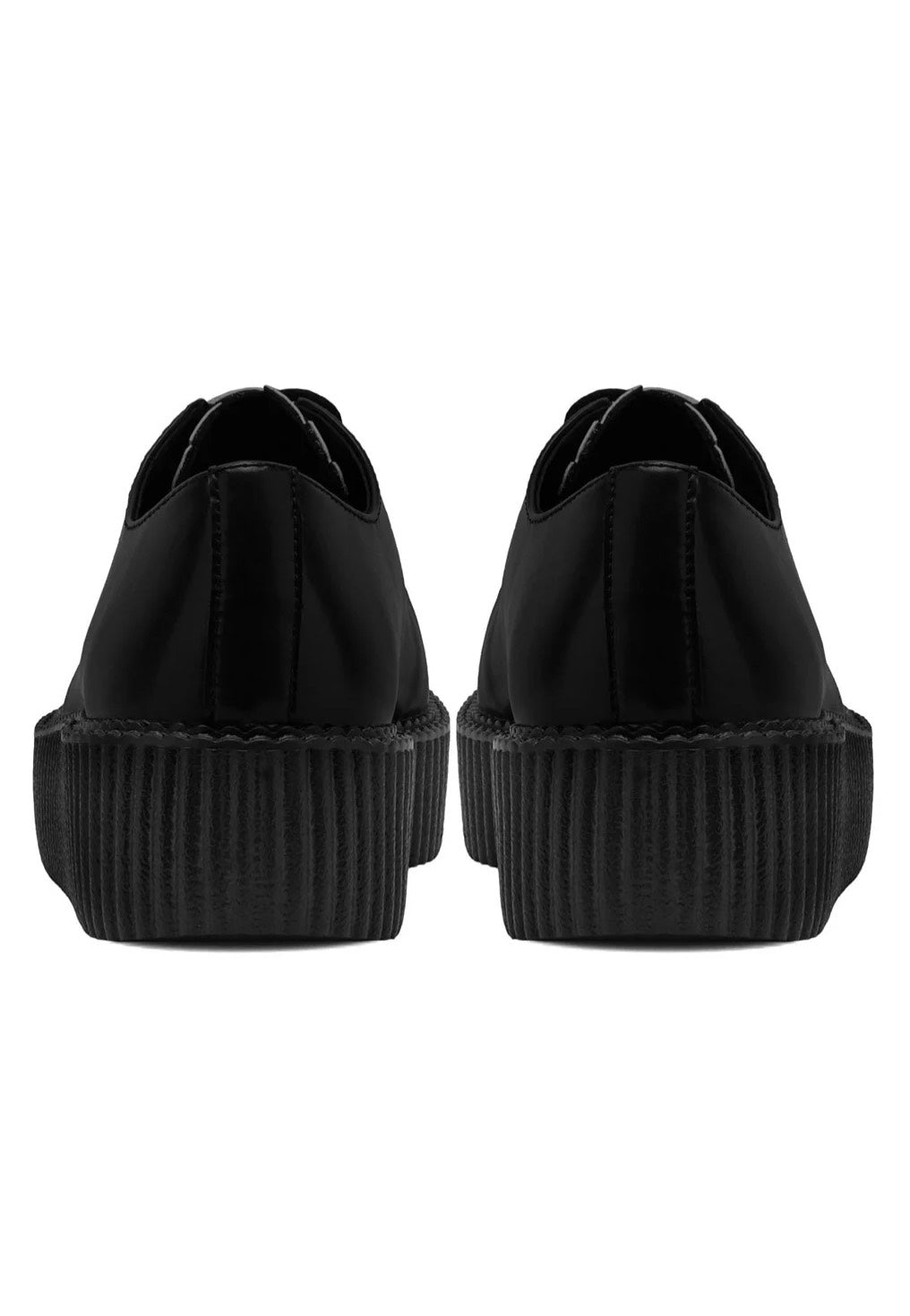 T.U.K. - Viva High Pointed Black/White Woven - Shoes | Neutral-Image