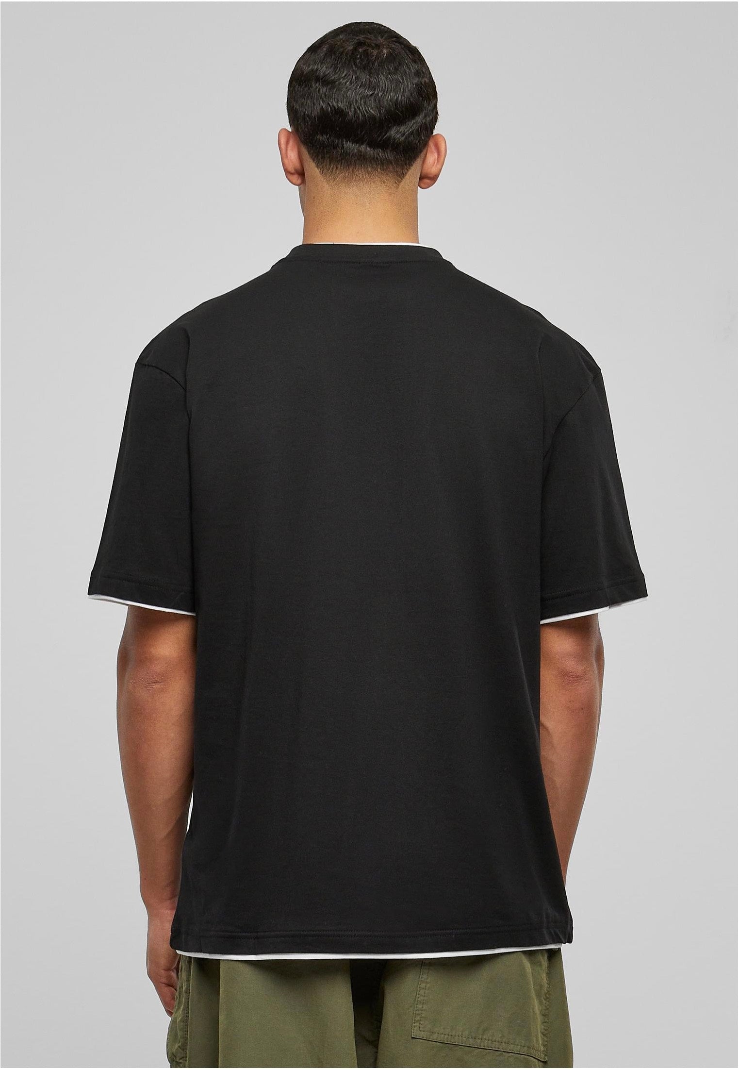 Urban Classics - Contrast Tall Black/White - T-Shirt | Men-Image