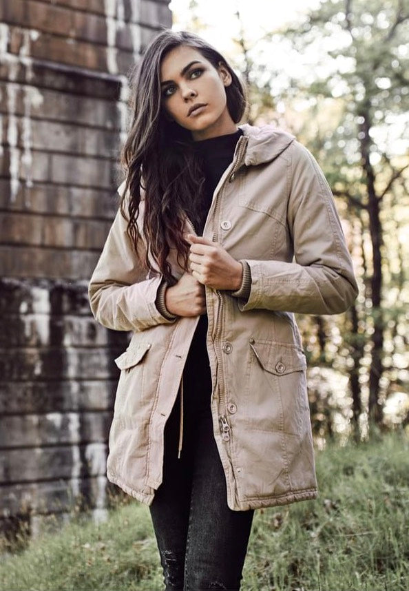 Urban Classics - Garment Washed Sand - Jacket | Women-Image