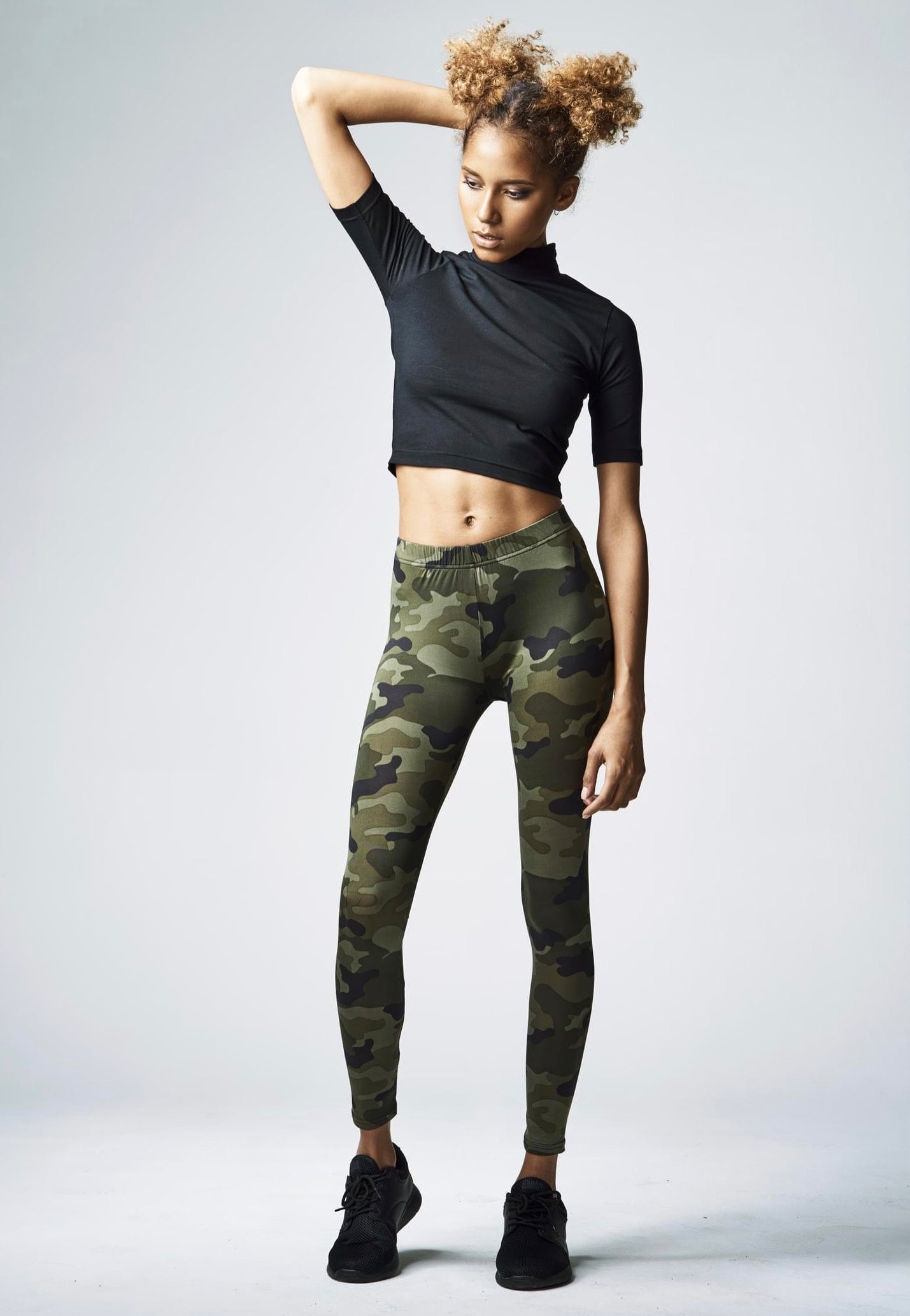 Urban Classics - Camo Wood Camo - Leggings | Women-Image