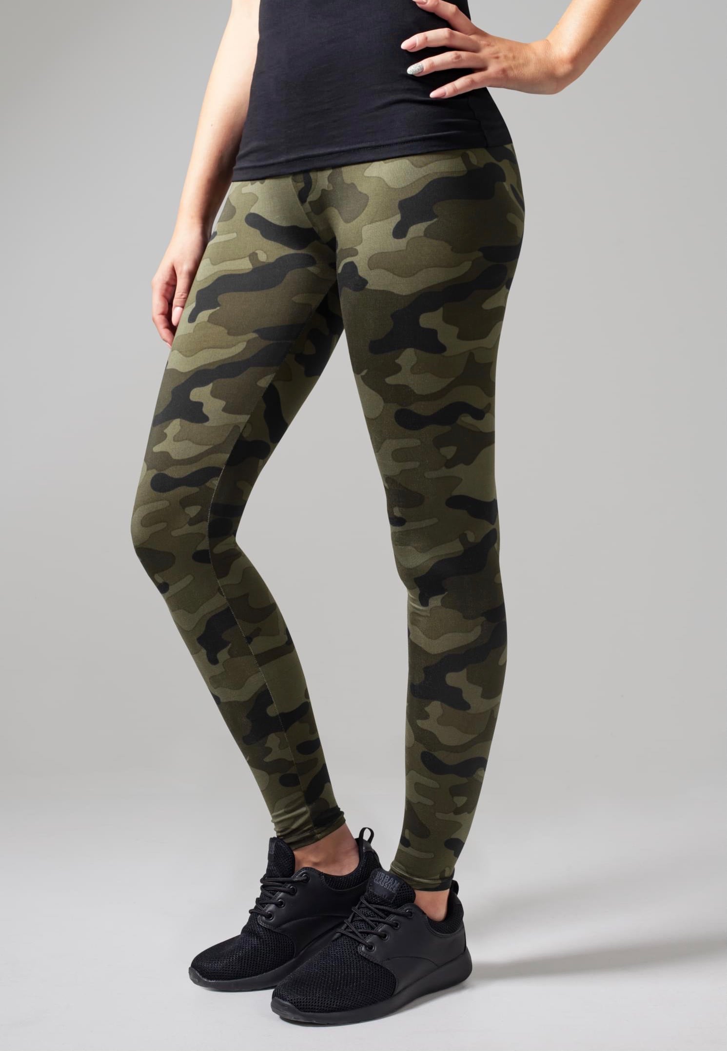 Urban Classics - Camo Wood Camo - Leggings | Women-Image